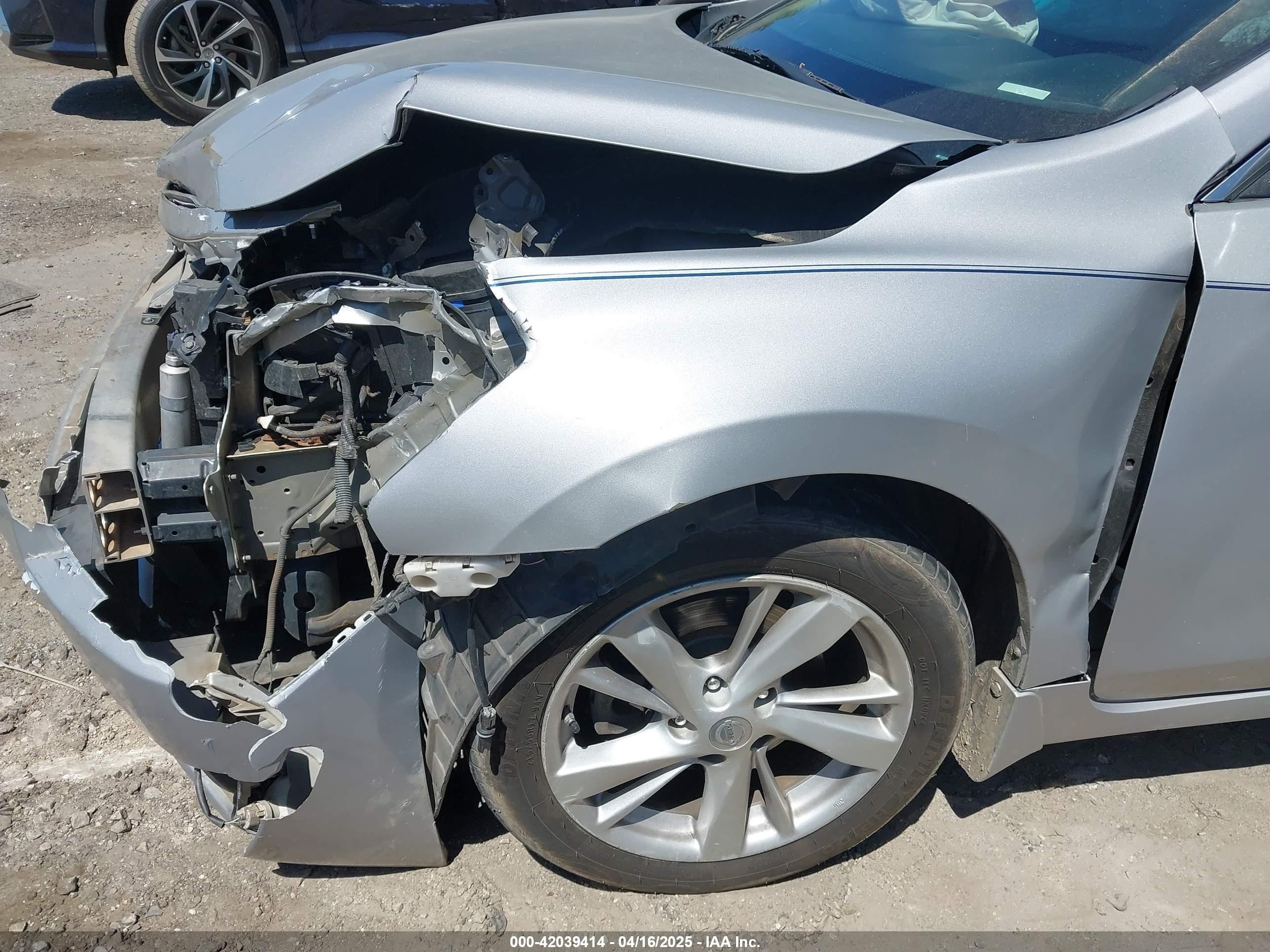 2013 Nissan Altima 2.5 Sl Silver vin: 1N4AL3AP8DN443164
