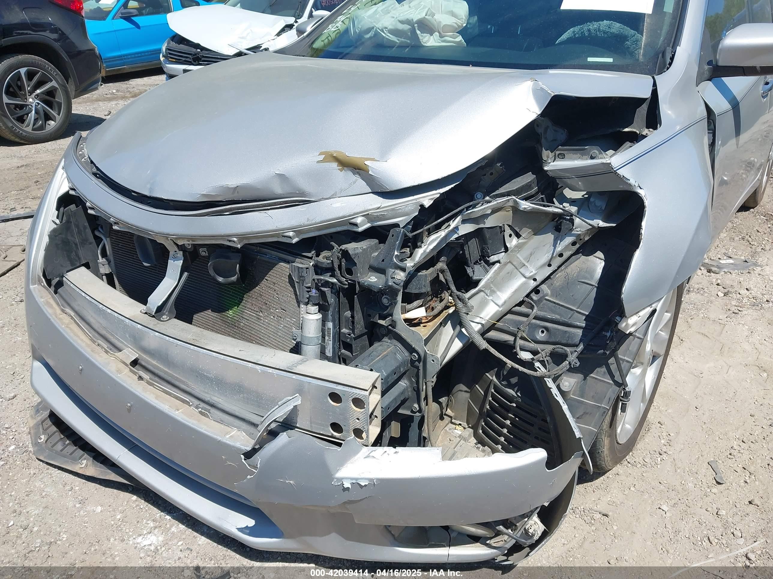 2013 Nissan Altima 2.5 Sl Silver vin: 1N4AL3AP8DN443164