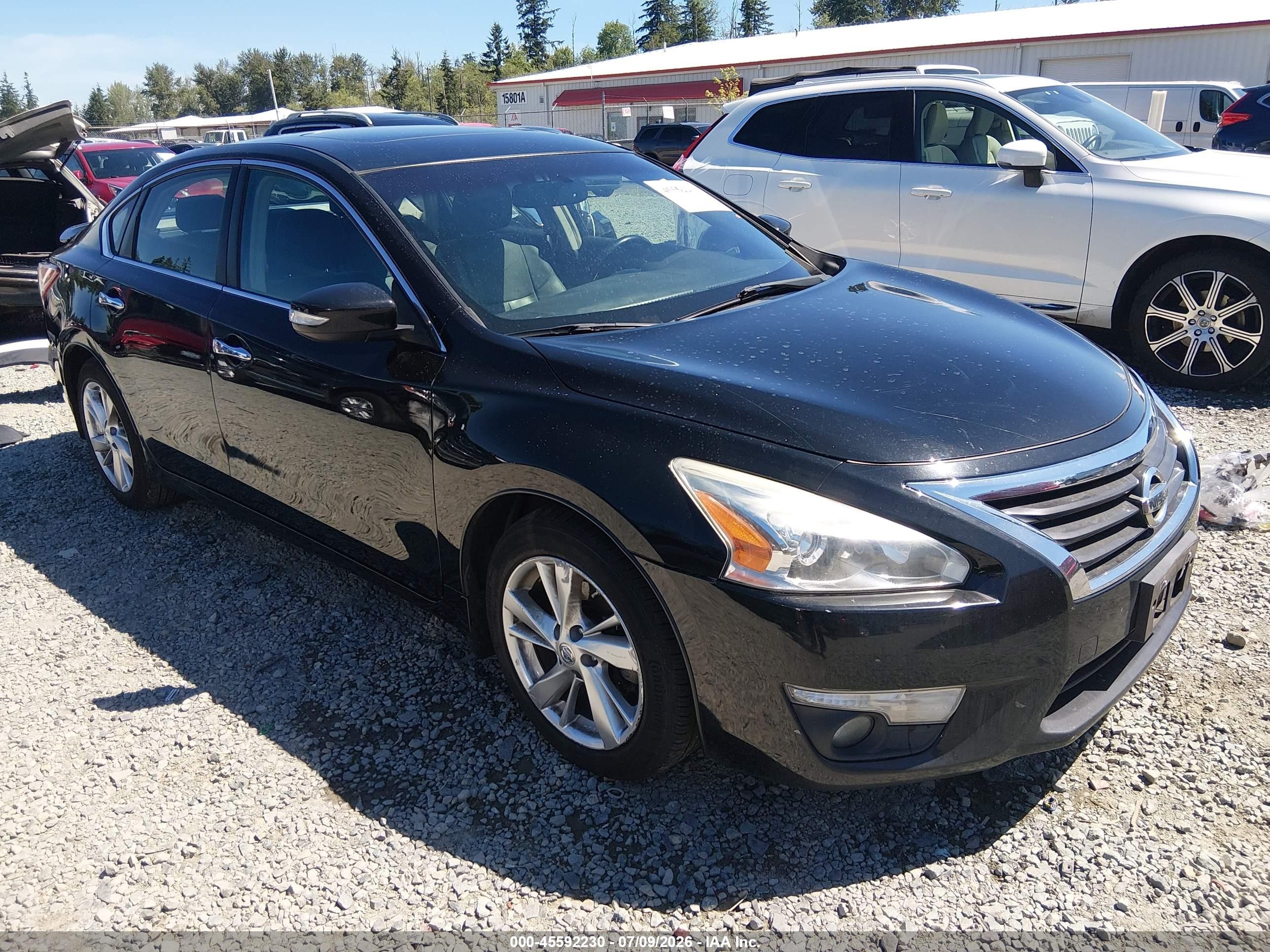 2013 Nissan Altima 2.5 Sl Black vin: 1N4AL3AP8DN444055