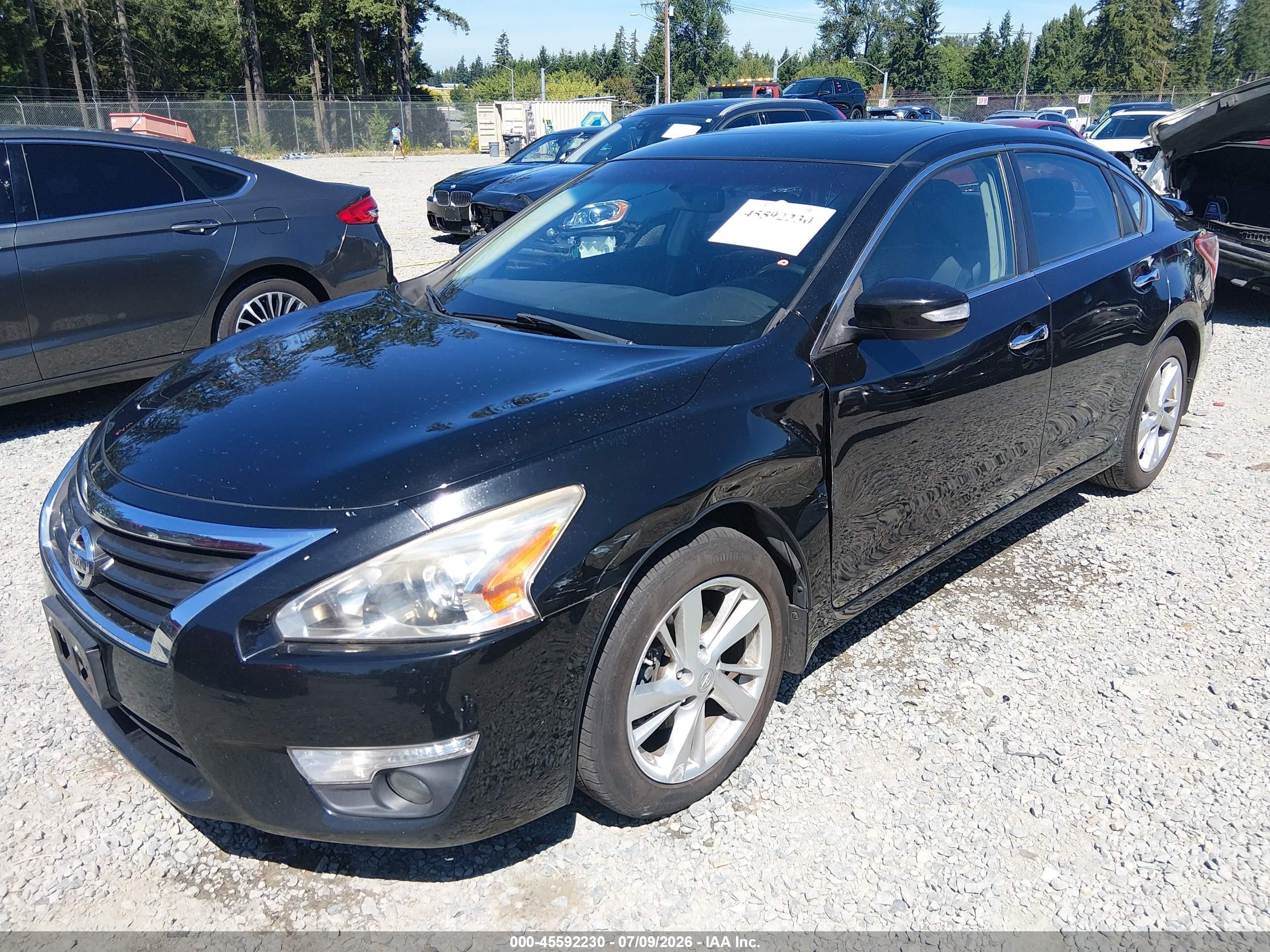 2013 Nissan Altima 2.5 Sl Black vin: 1N4AL3AP8DN444055