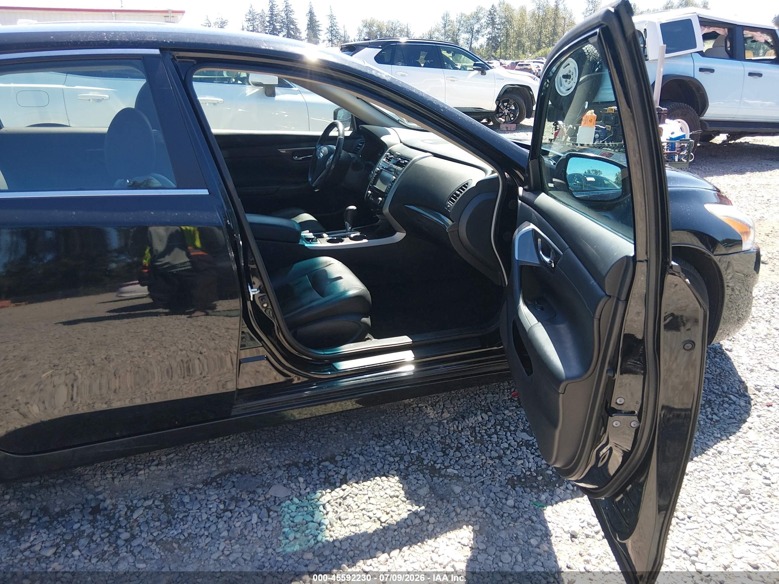2013 Nissan Altima 2.5 Sl Black vin: 1N4AL3AP8DN444055