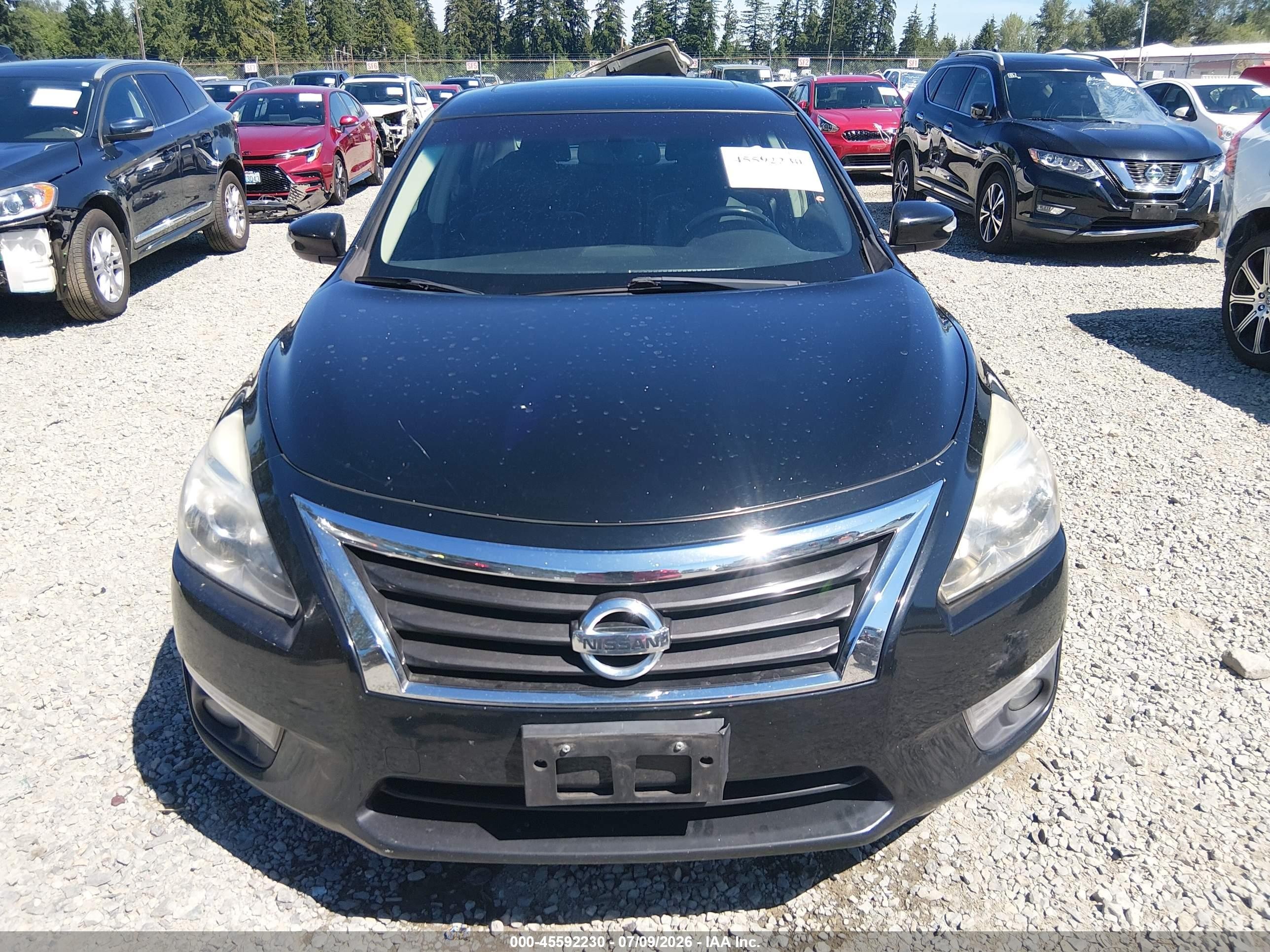 2013 Nissan Altima 2.5 Sl Black vin: 1N4AL3AP8DN444055