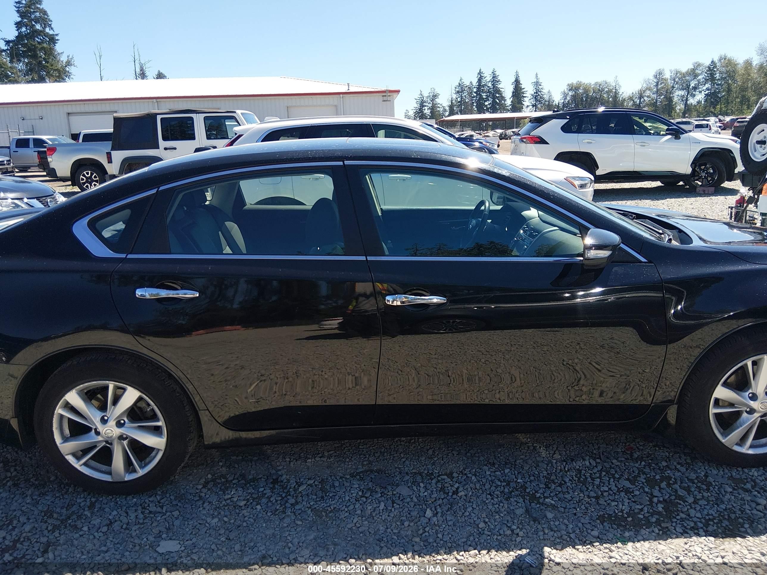 2013 Nissan Altima 2.5 Sl Black vin: 1N4AL3AP8DN444055