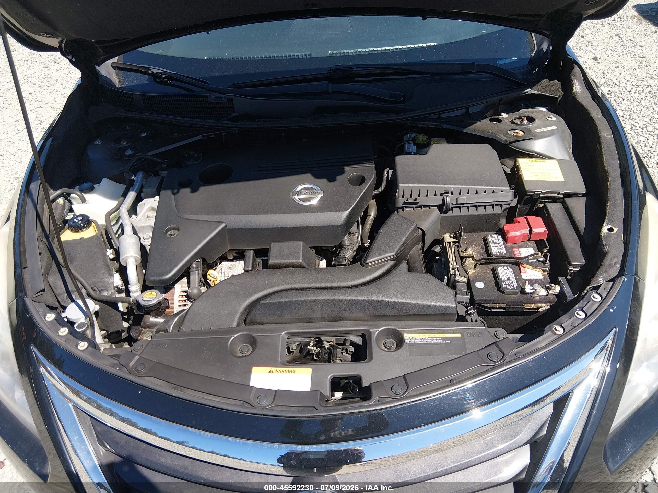 2013 Nissan Altima 2.5 Sl Black vin: 1N4AL3AP8DN444055