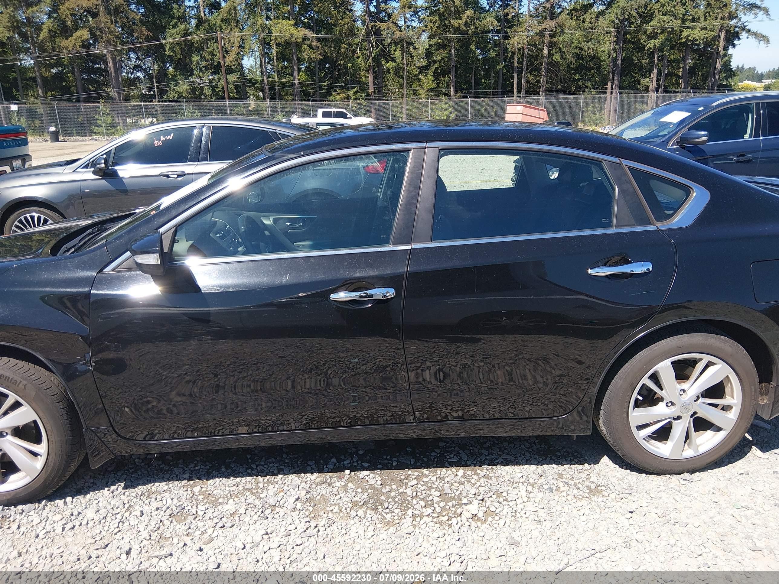 2013 Nissan Altima 2.5 Sl Black vin: 1N4AL3AP8DN444055