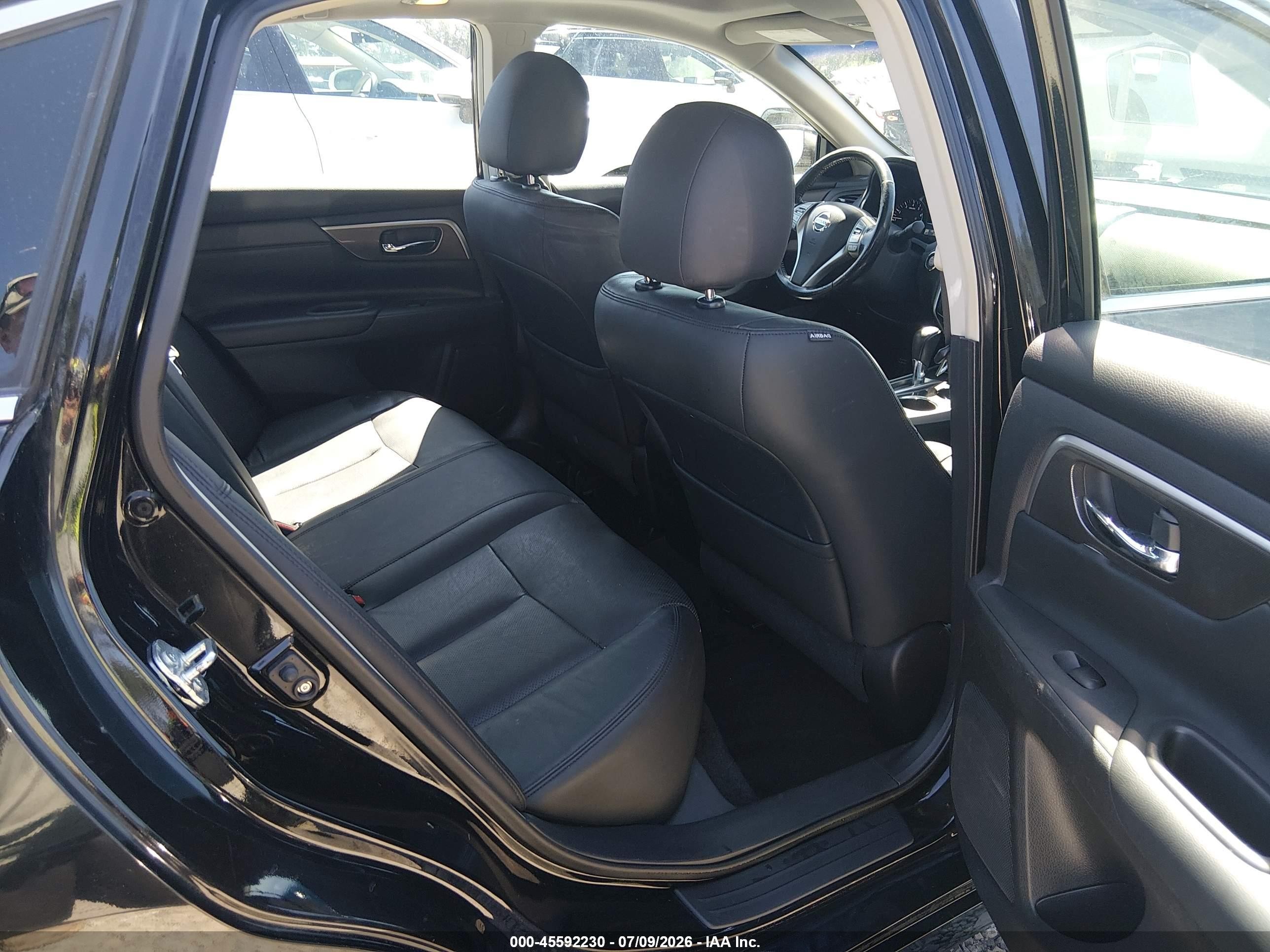 2013 Nissan Altima 2.5 Sl Black vin: 1N4AL3AP8DN444055