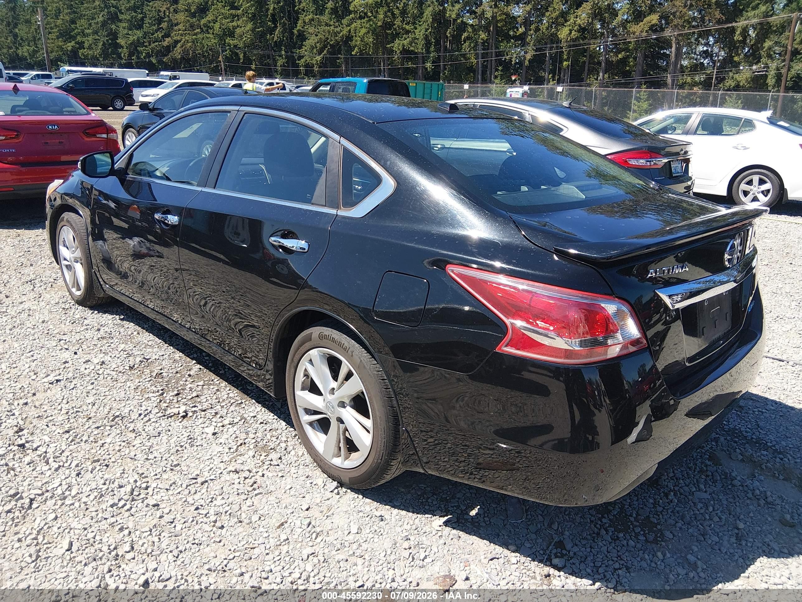 2013 Nissan Altima 2.5 Sl Black vin: 1N4AL3AP8DN444055