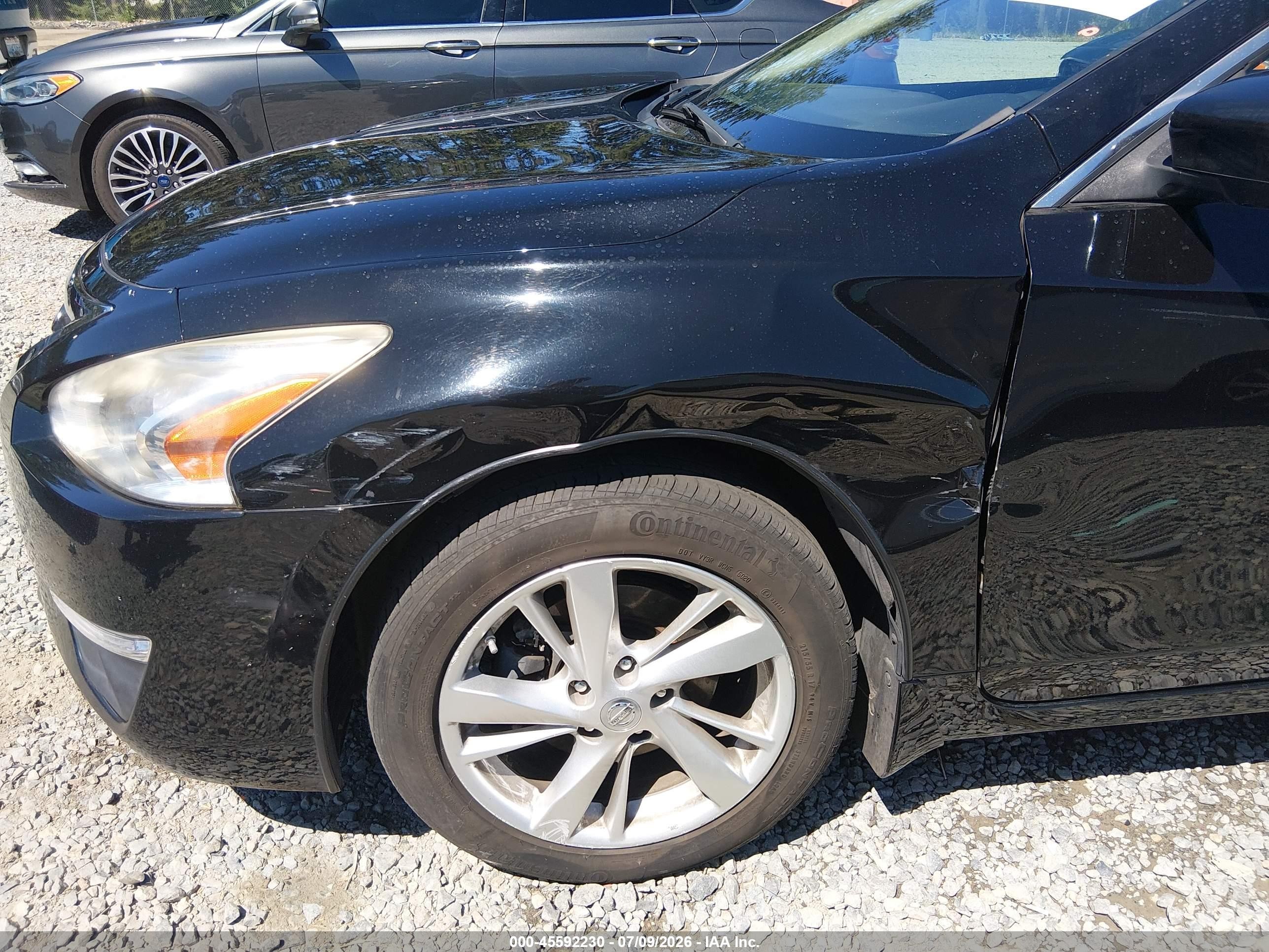 2013 Nissan Altima 2.5 Sl Black vin: 1N4AL3AP8DN444055
