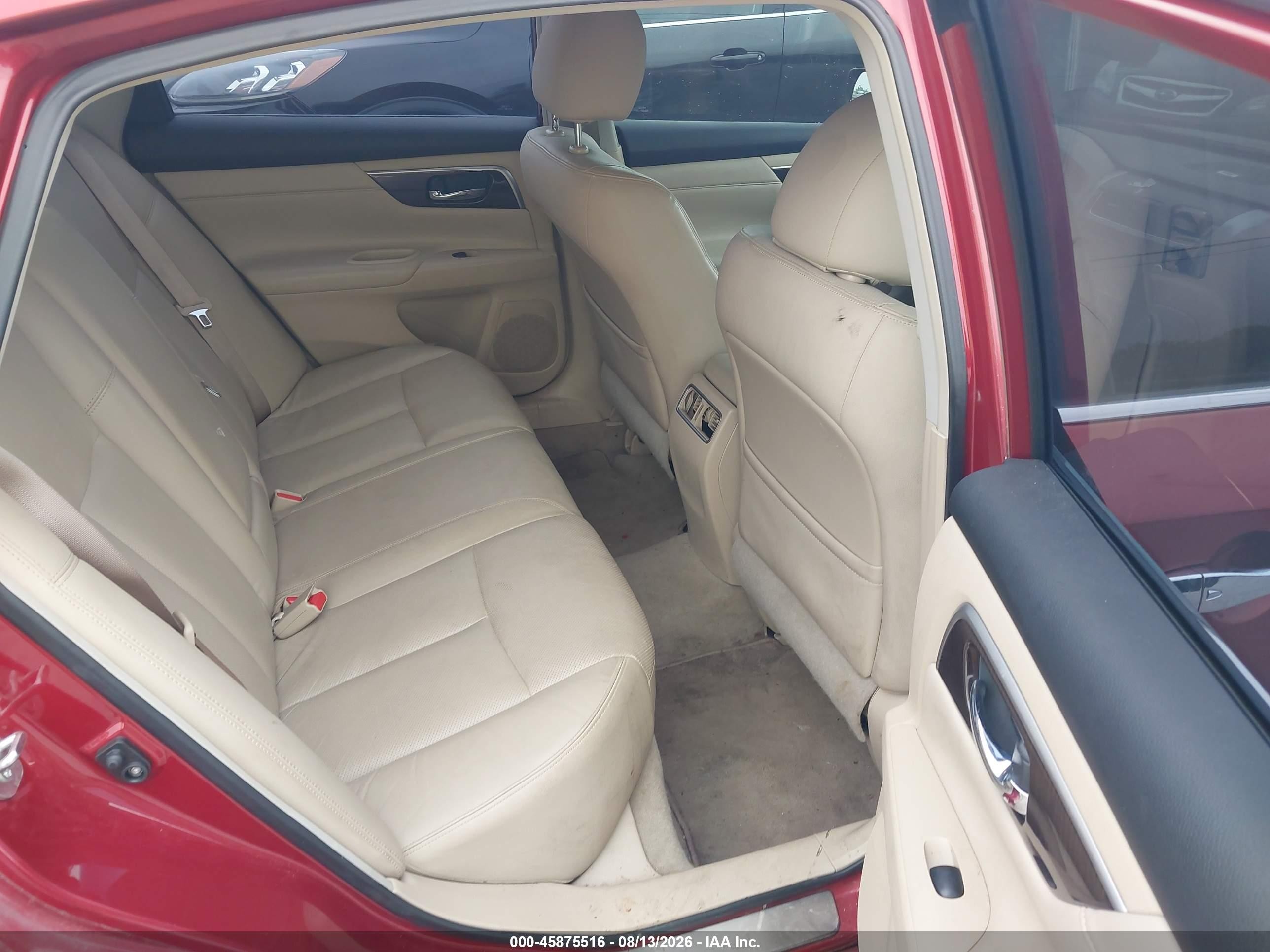 2013 Nissan Altima 2.5 Sl Red vin: 1N4AL3AP8DN450924