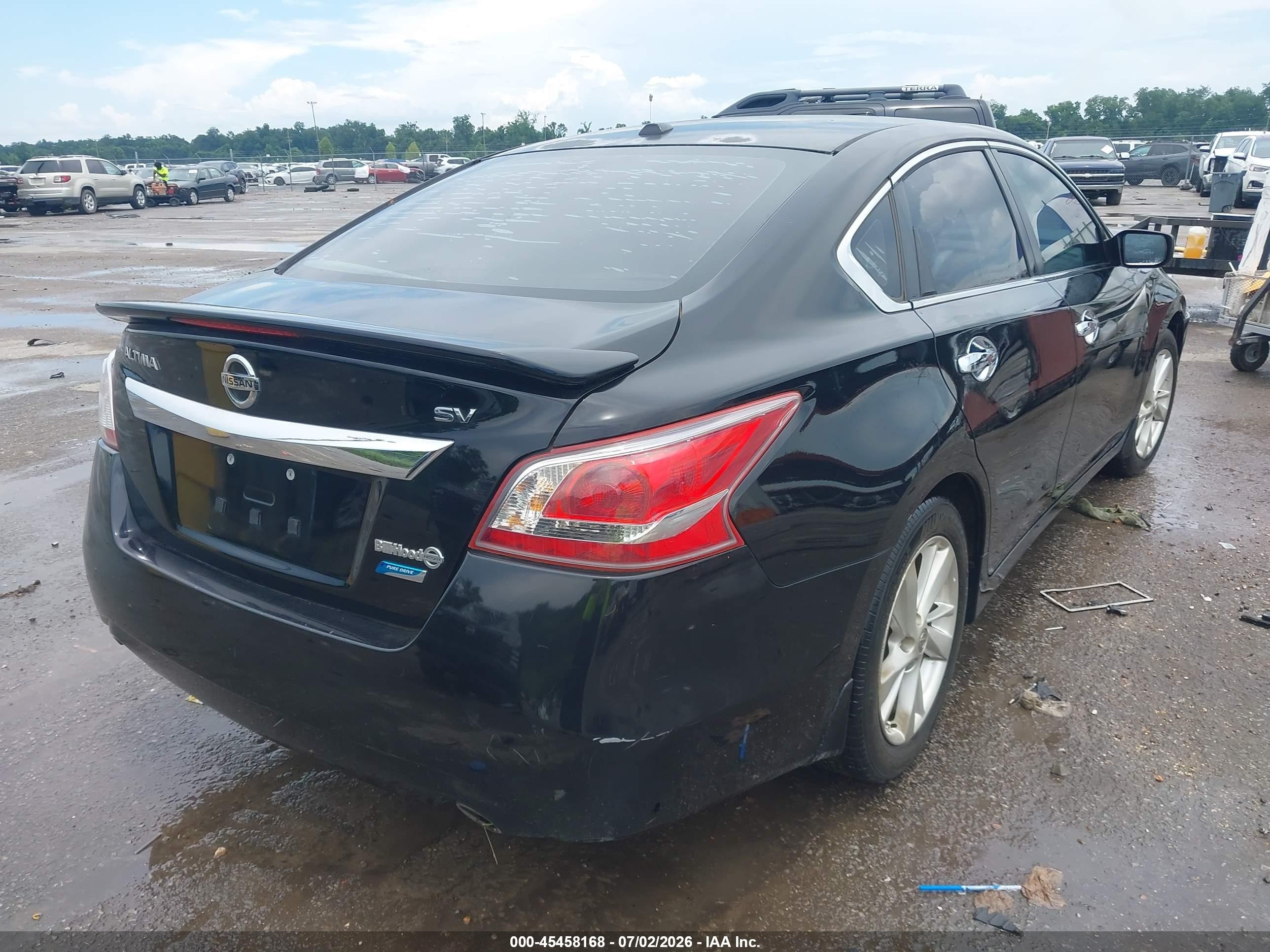 2013 Nissan Altima 2.5 Sv Black vin: 1N4AL3AP8DN455749