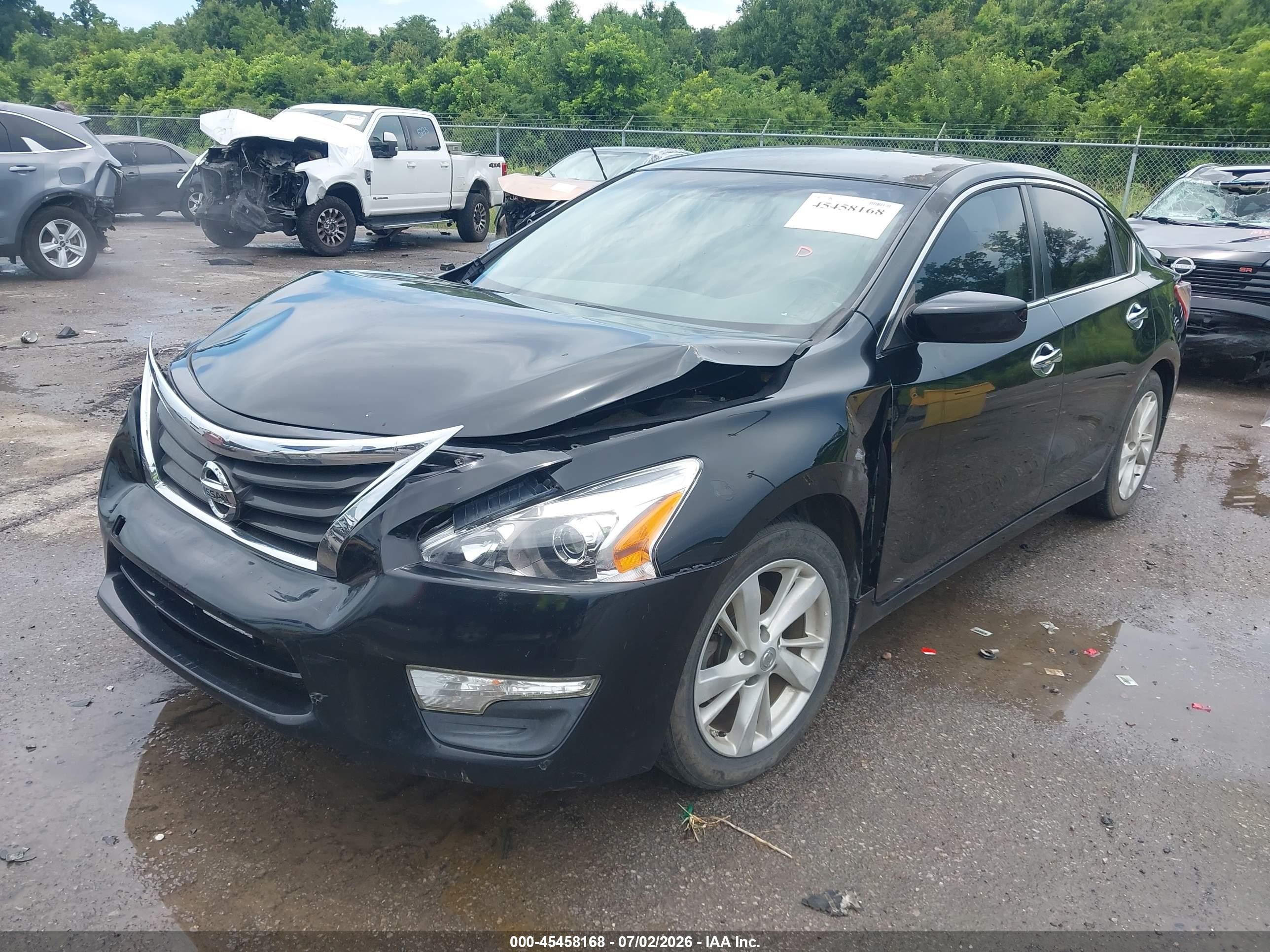2013 Nissan Altima 2.5 Sv Black vin: 1N4AL3AP8DN455749