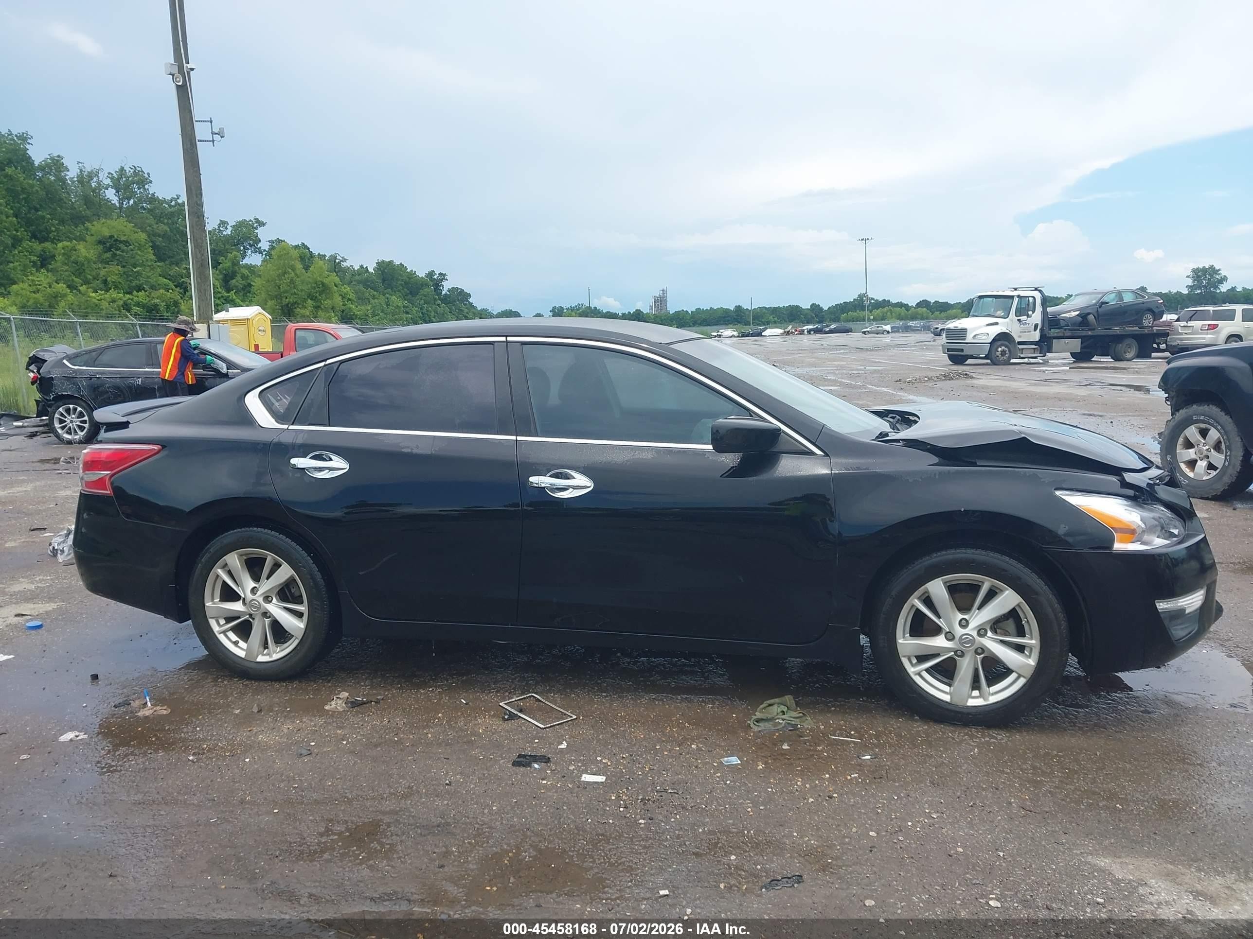 2013 Nissan Altima 2.5 Sv Black vin: 1N4AL3AP8DN455749