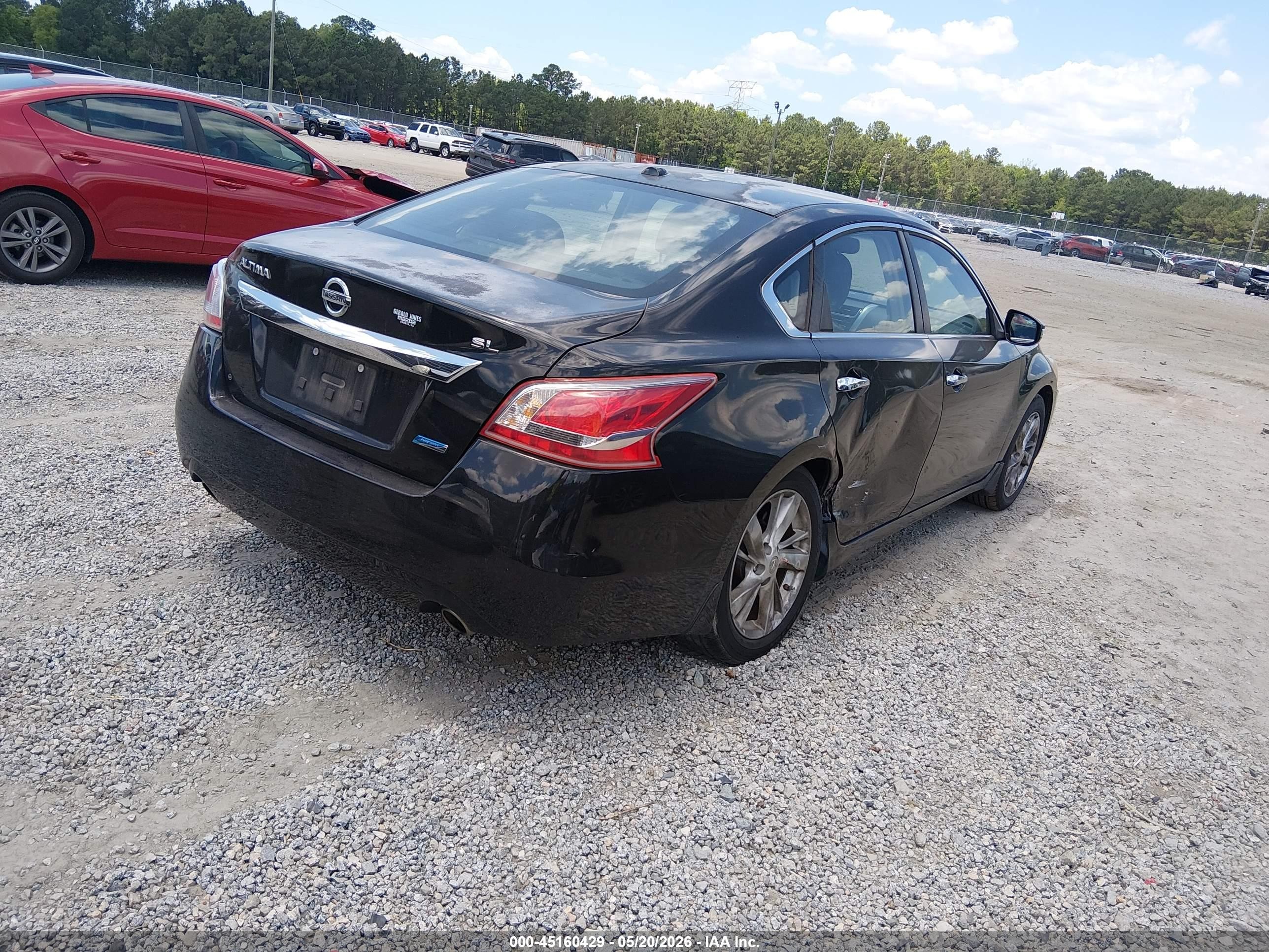 2013 Nissan Altima 2.5 Sl Черный vin: 1N4AL3AP8DN455802