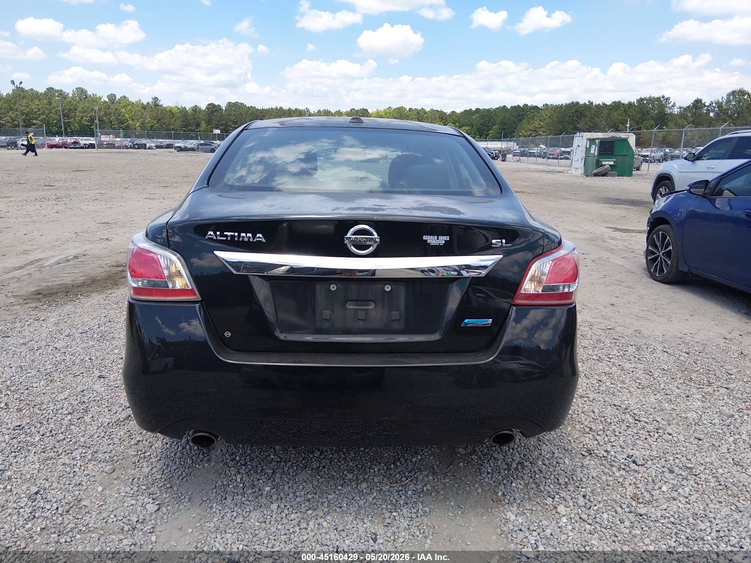 2013 Nissan Altima 2.5 Sl Черный vin: 1N4AL3AP8DN455802