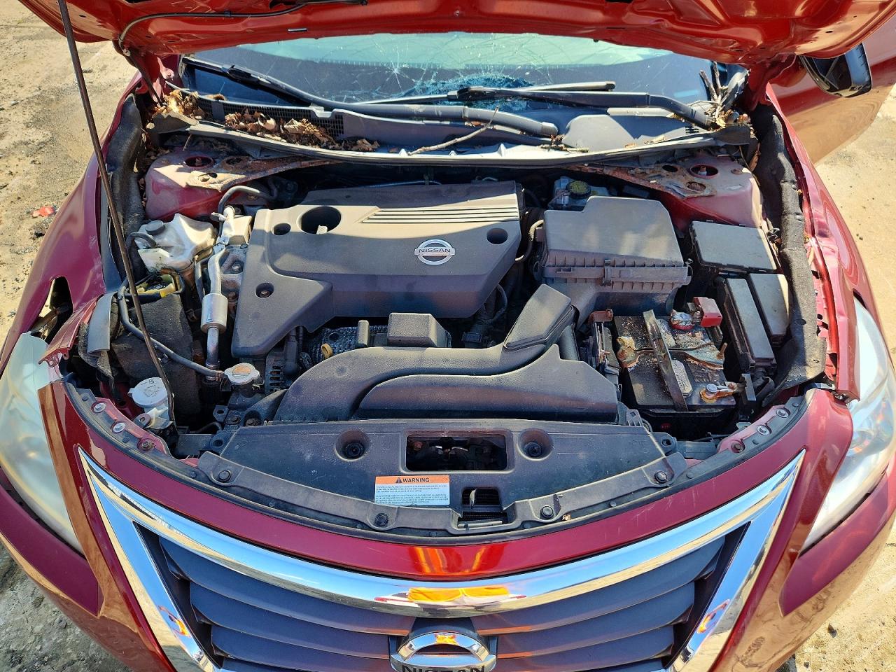 2013 Nissan Altima 2.5 Red vin: 1N4AL3AP8DN464094