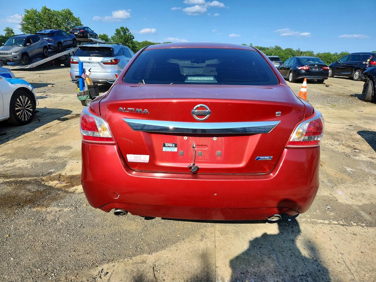 2013 Nissan Altima 2.5 Red vin: 1N4AL3AP8DN464094