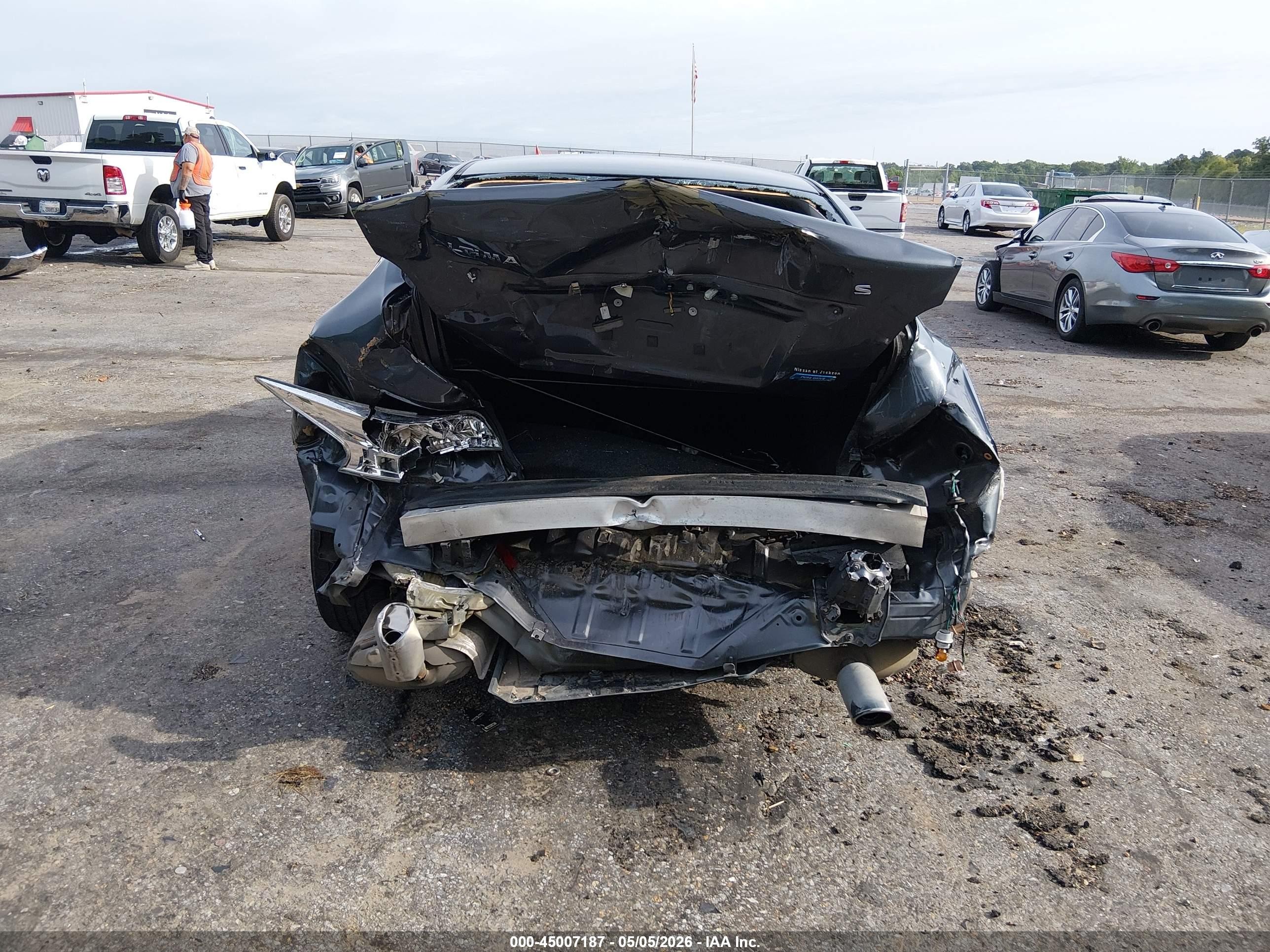 2013 Nissan Altima 2.5 S Gray vin: 1N4AL3AP8DN471224