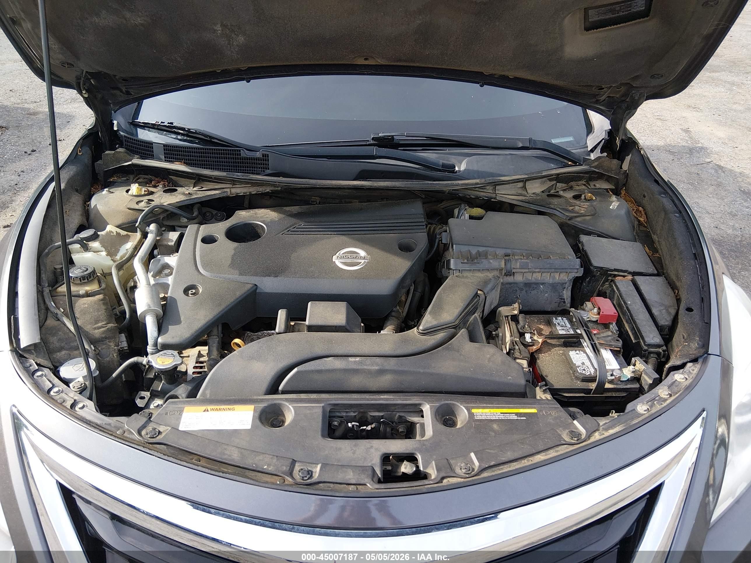 2013 Nissan Altima 2.5 S Gray vin: 1N4AL3AP8DN471224