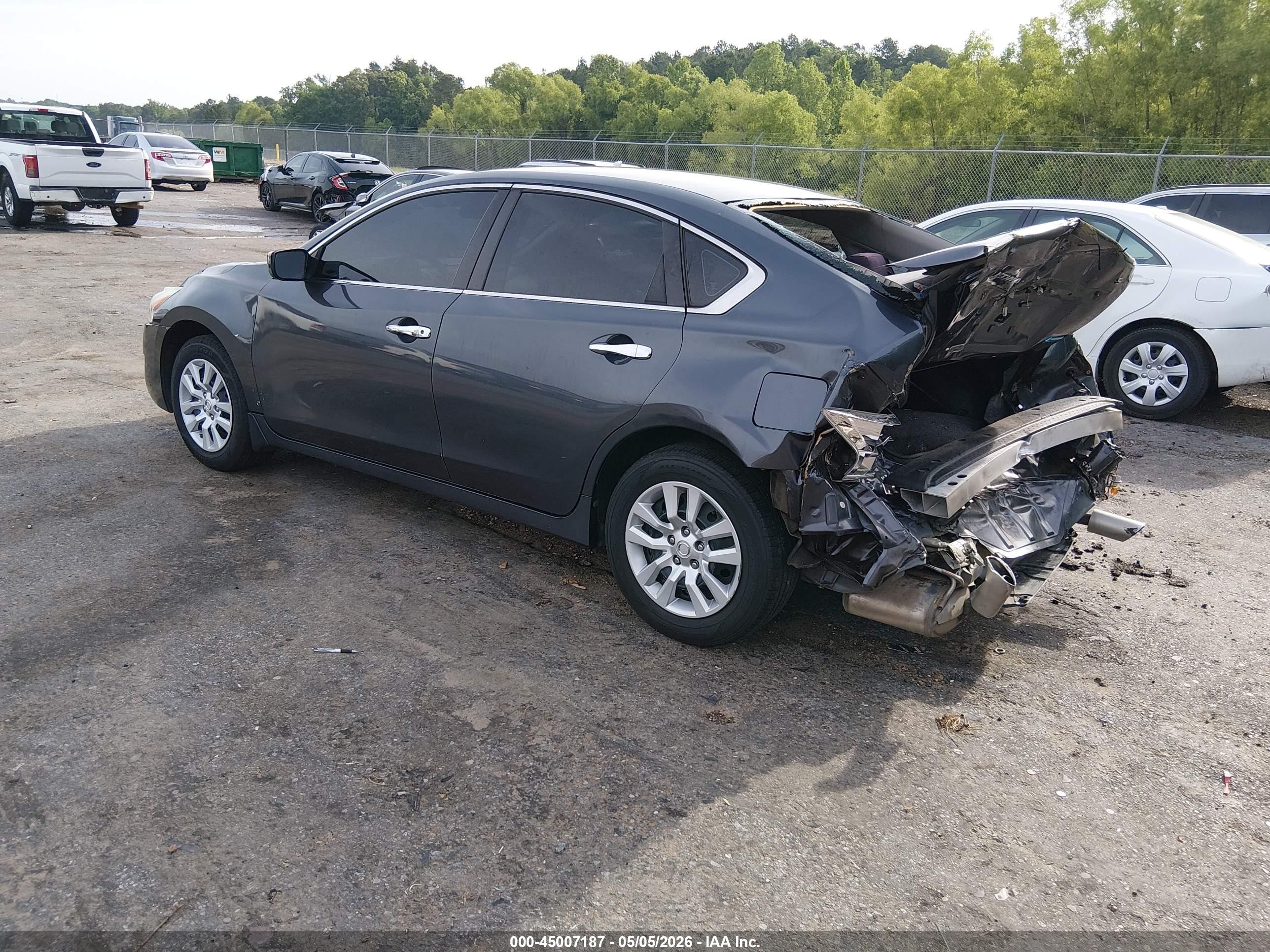 2013 Nissan Altima 2.5 S Gray vin: 1N4AL3AP8DN471224