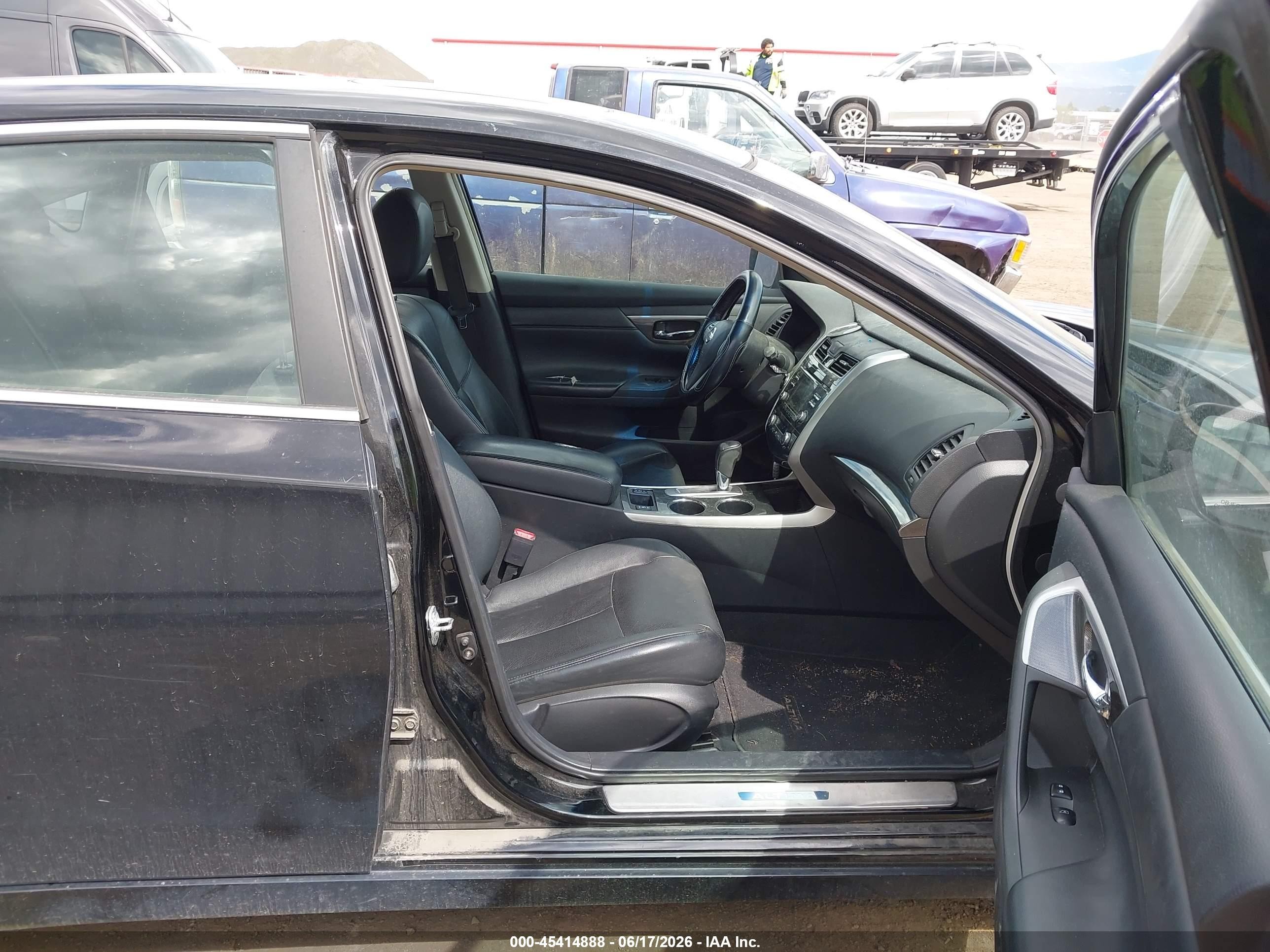 2013 Nissan Altima 2.5 Sl Black vin: 1N4AL3AP8DN485253
