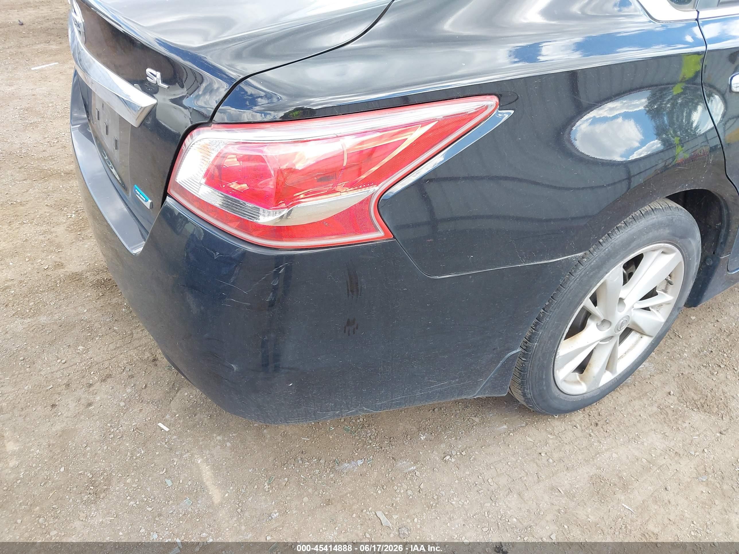 2013 Nissan Altima 2.5 Sl Black vin: 1N4AL3AP8DN485253