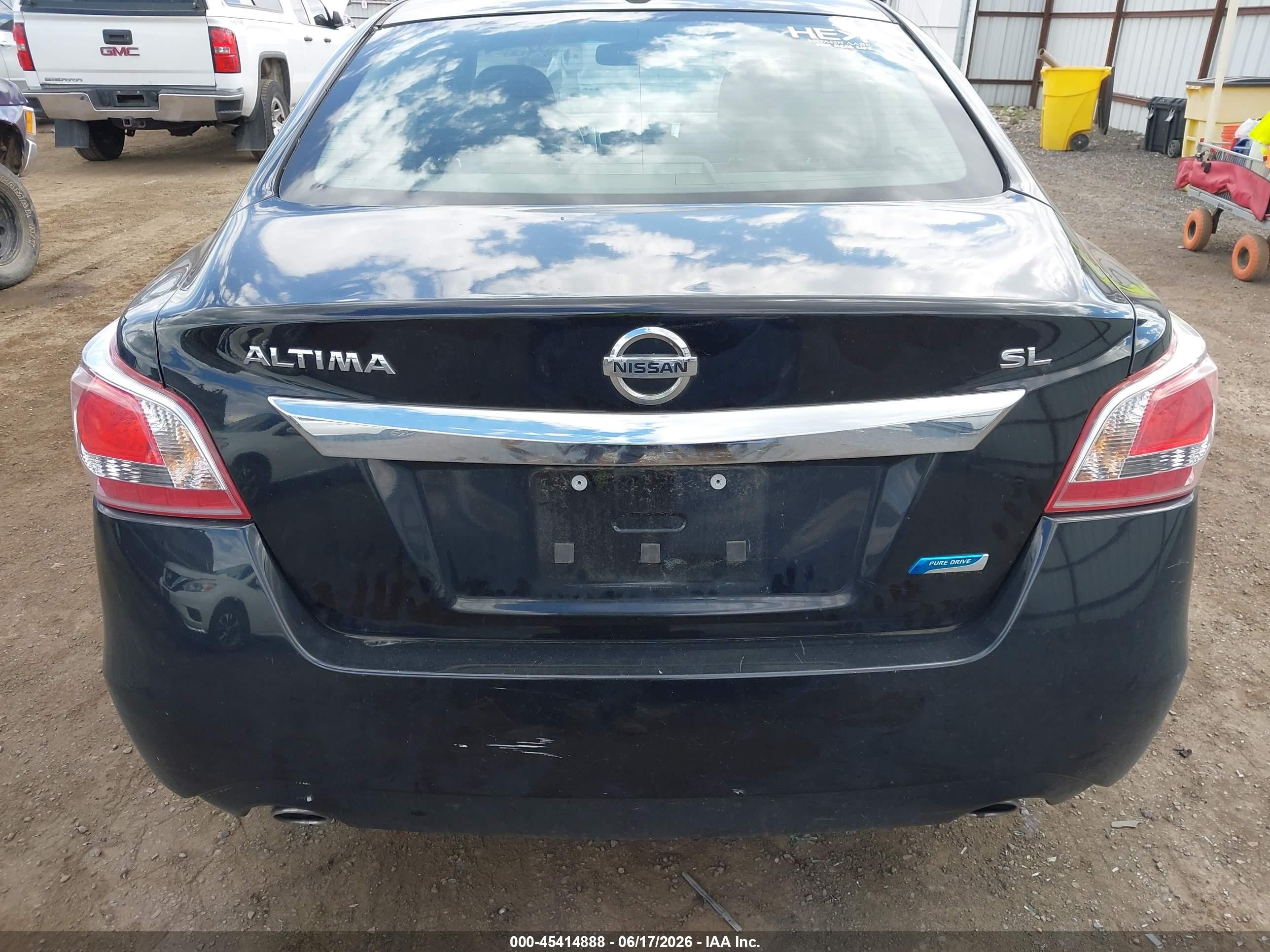 2013 Nissan Altima 2.5 Sl Black vin: 1N4AL3AP8DN485253