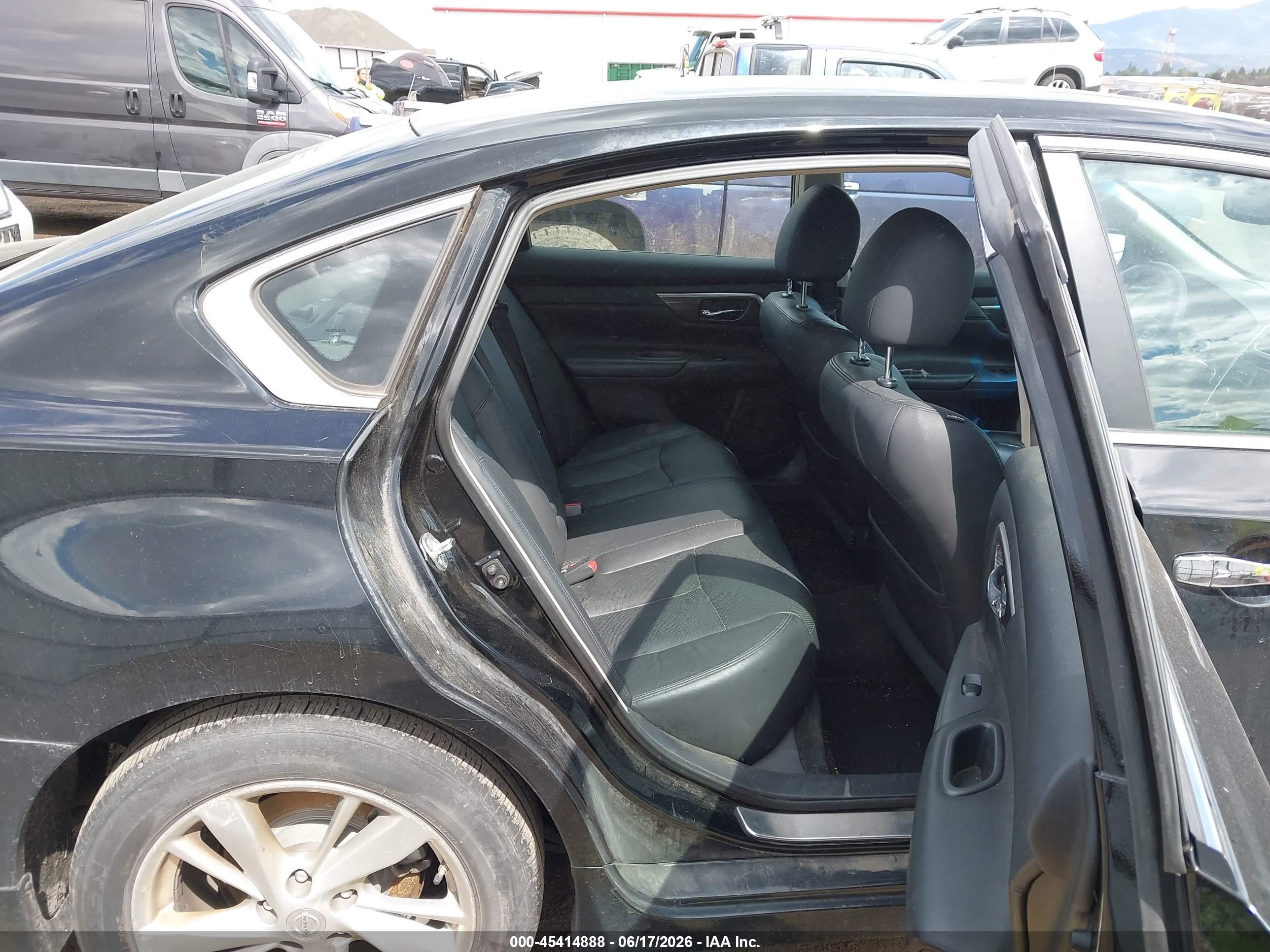 2013 Nissan Altima 2.5 Sl Black vin: 1N4AL3AP8DN485253