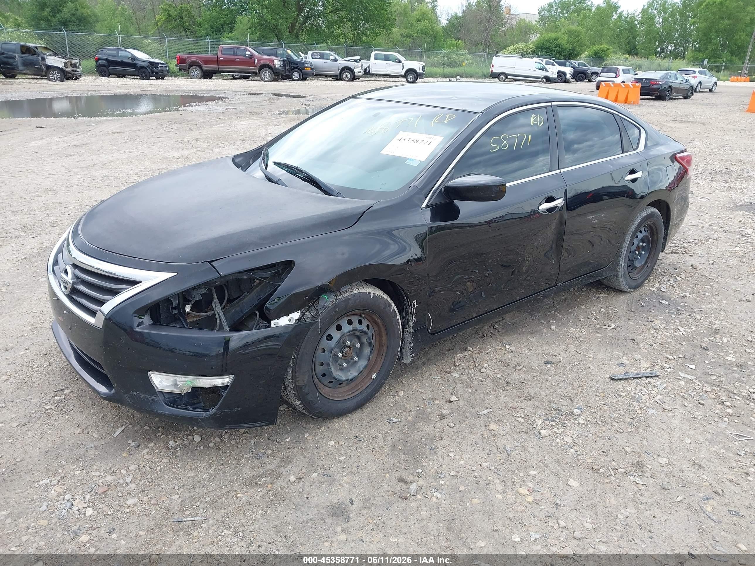 2013 Nissan Altima 2.5 S Black vin: 1N4AL3AP8DN495670