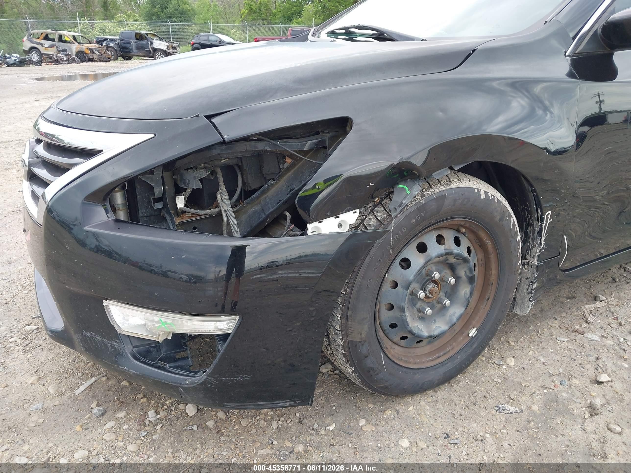 2013 Nissan Altima 2.5 S Black vin: 1N4AL3AP8DN495670