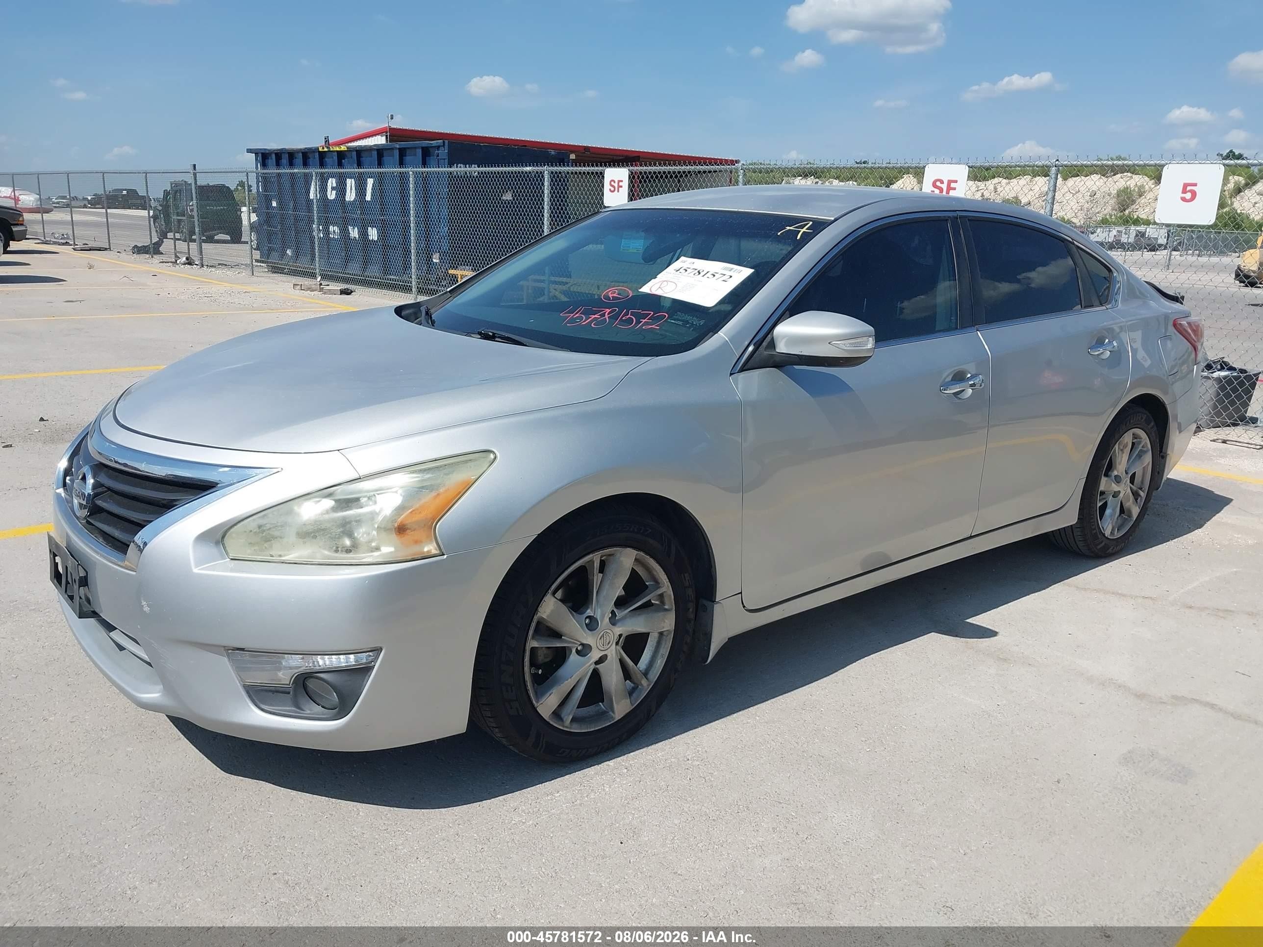 2013 Nissan Altima 2.5 Sl Silver vin: 1N4AL3AP8DN521880