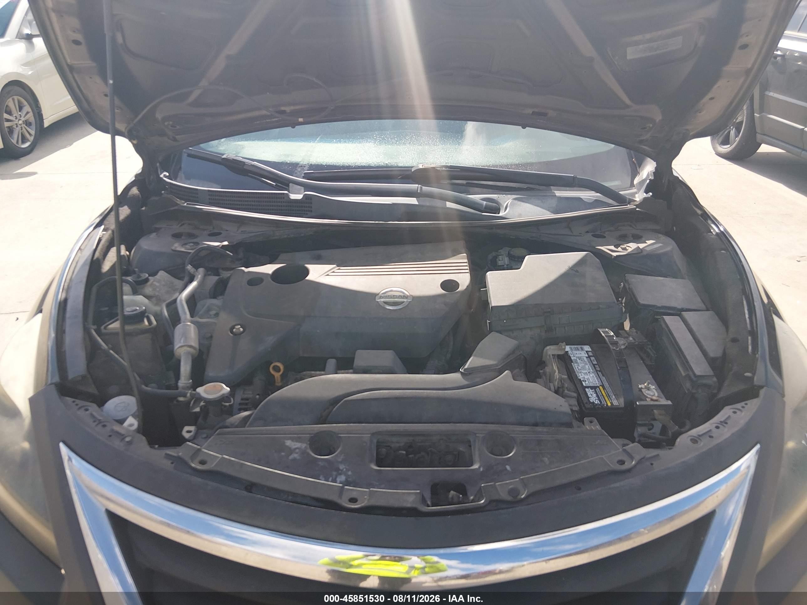 2013 Nissan Altima 2.5 S Черный vin: 1N4AL3AP8DN540915