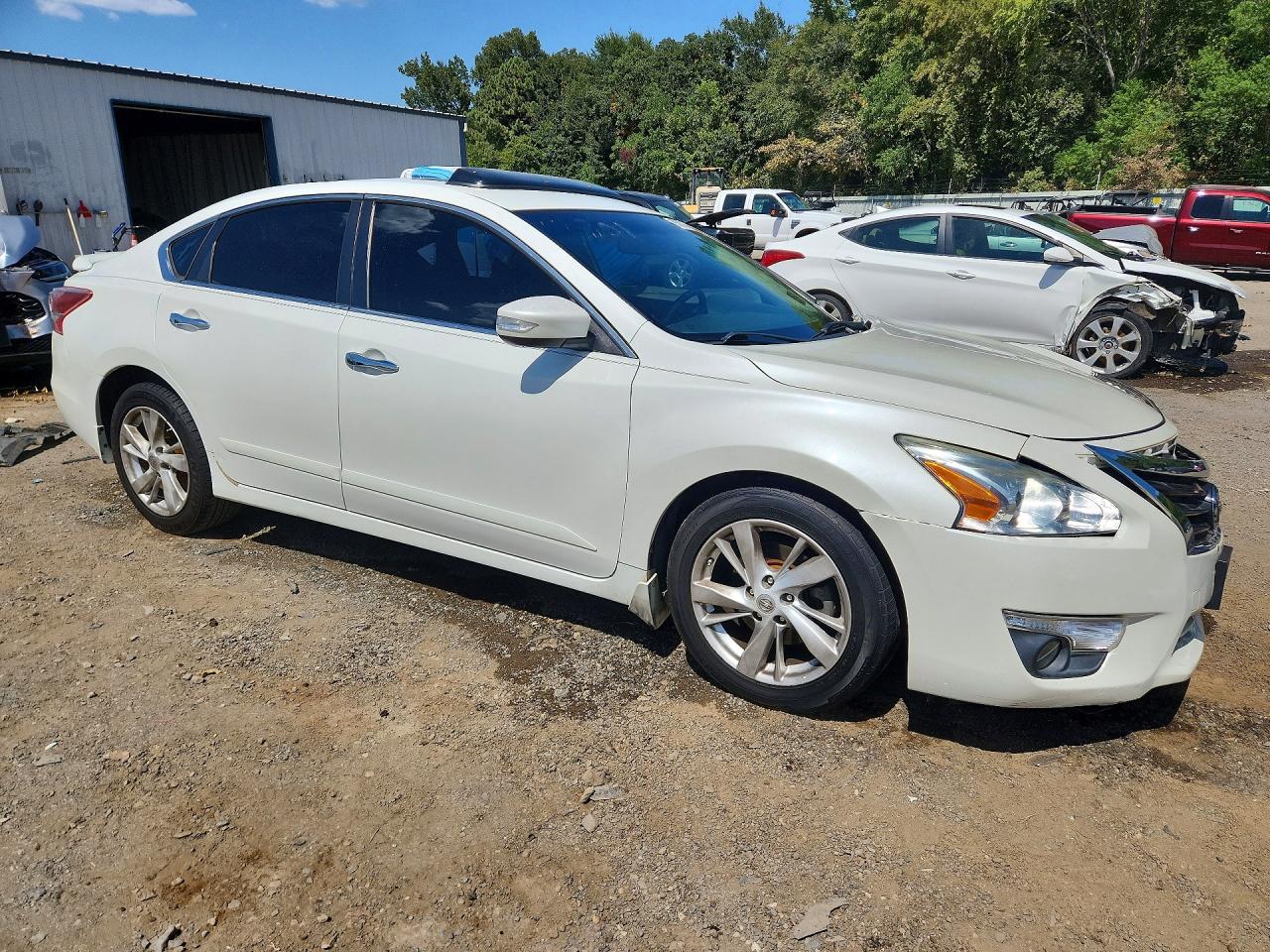 2013 Nissan Altima 2.5 White vin: 1N4AL3AP8DN574630