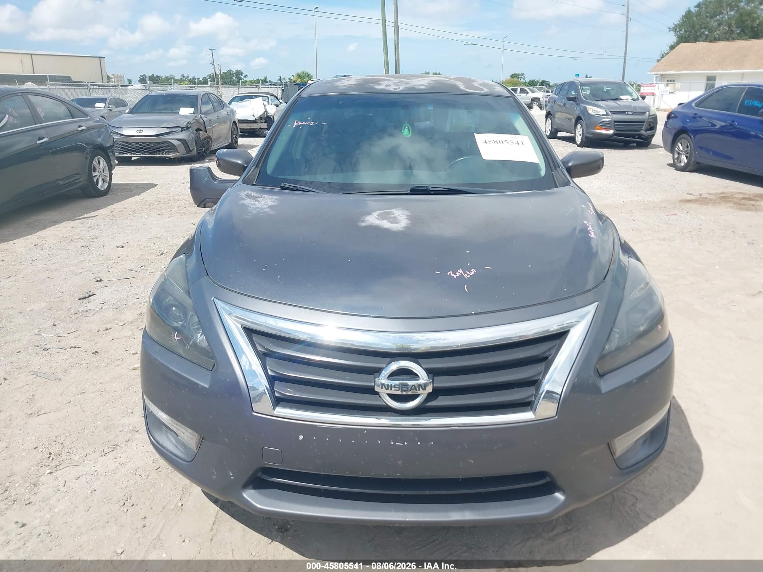 2013 Nissan Altima 2.5 Sv Gray vin: 1N4AL3AP8DN590116