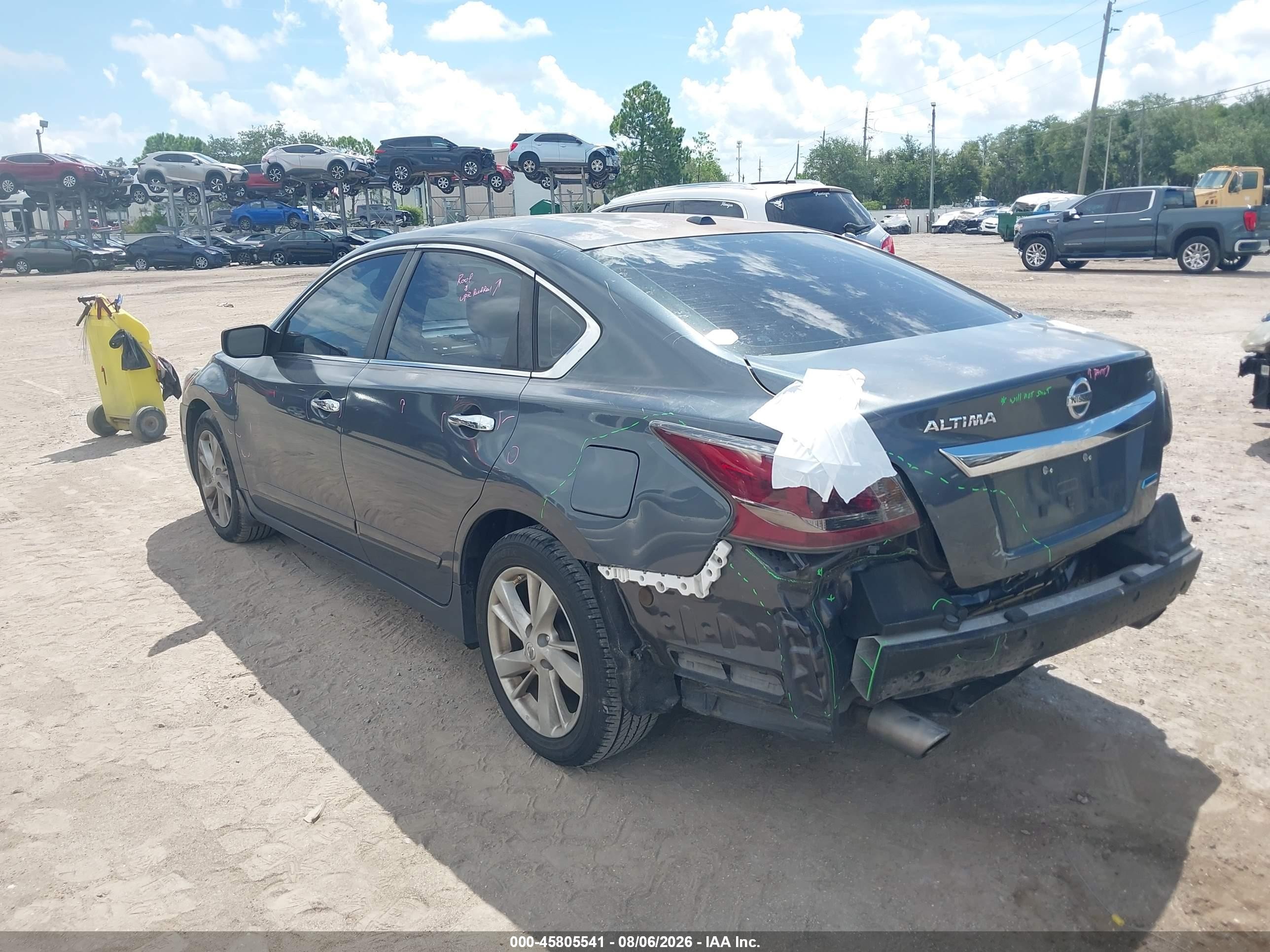 2013 Nissan Altima 2.5 Sv Gray vin: 1N4AL3AP8DN590116