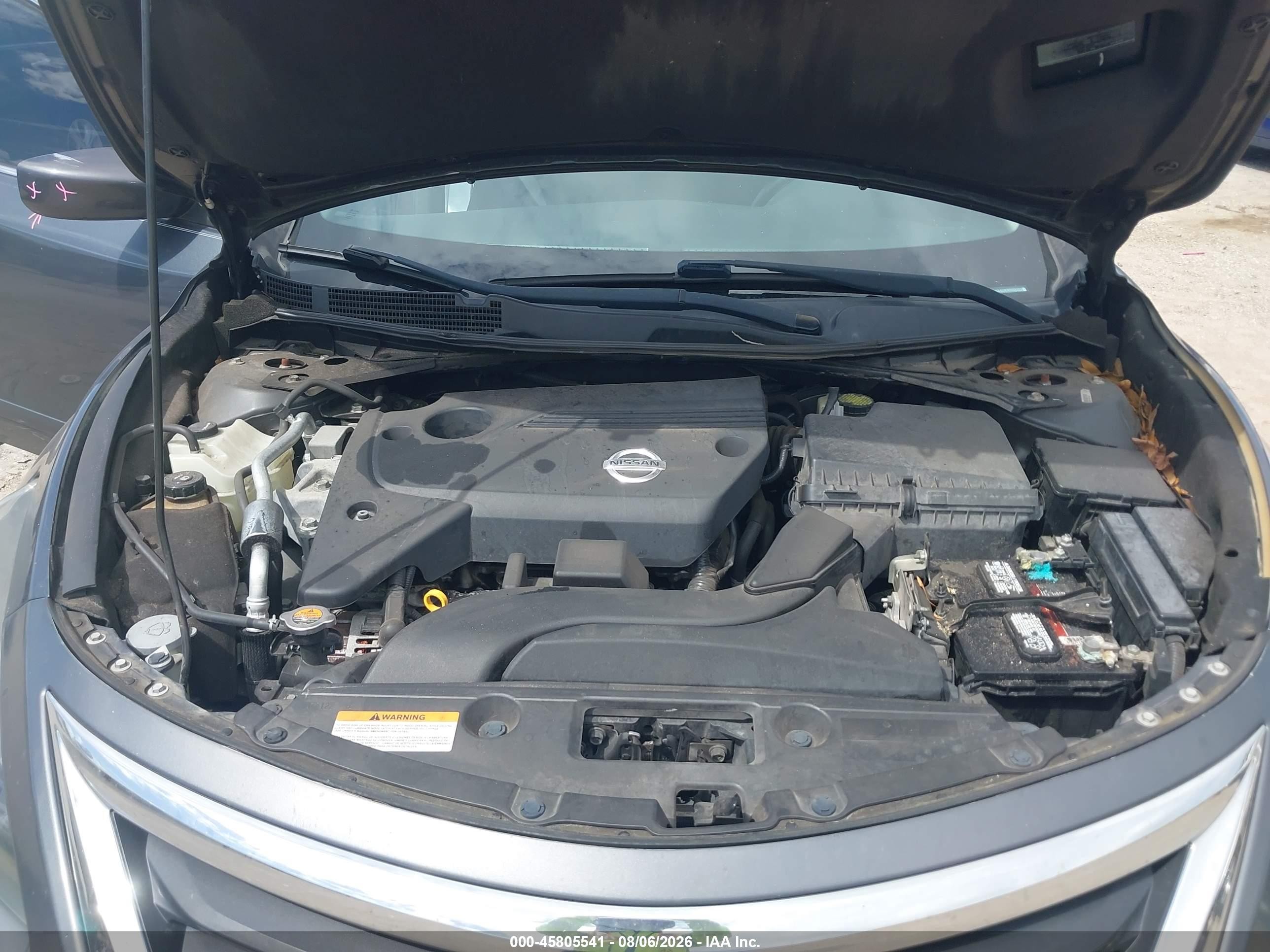 2013 Nissan Altima 2.5 Sv Gray vin: 1N4AL3AP8DN590116