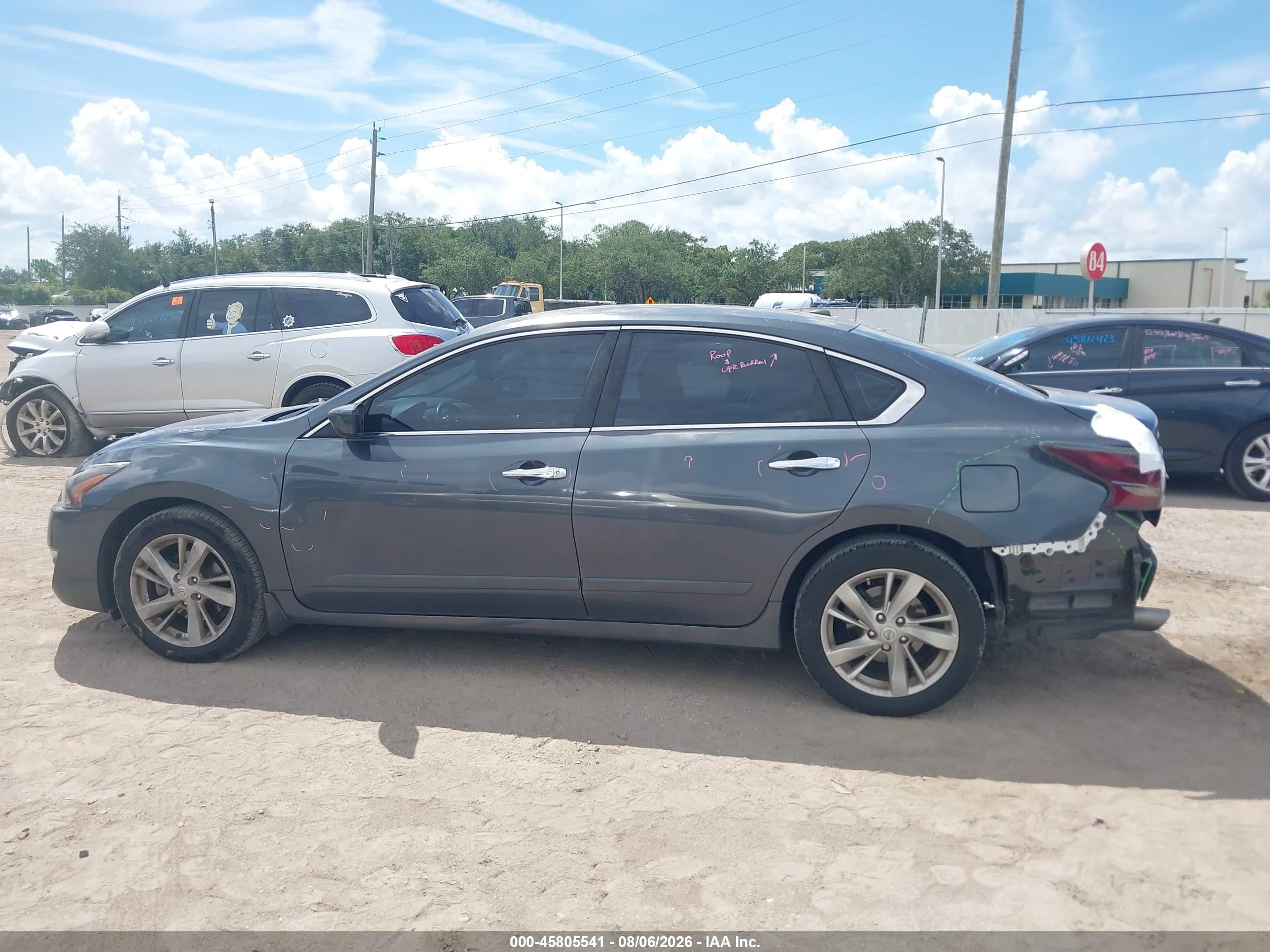 2013 Nissan Altima 2.5 Sv Gray vin: 1N4AL3AP8DN590116