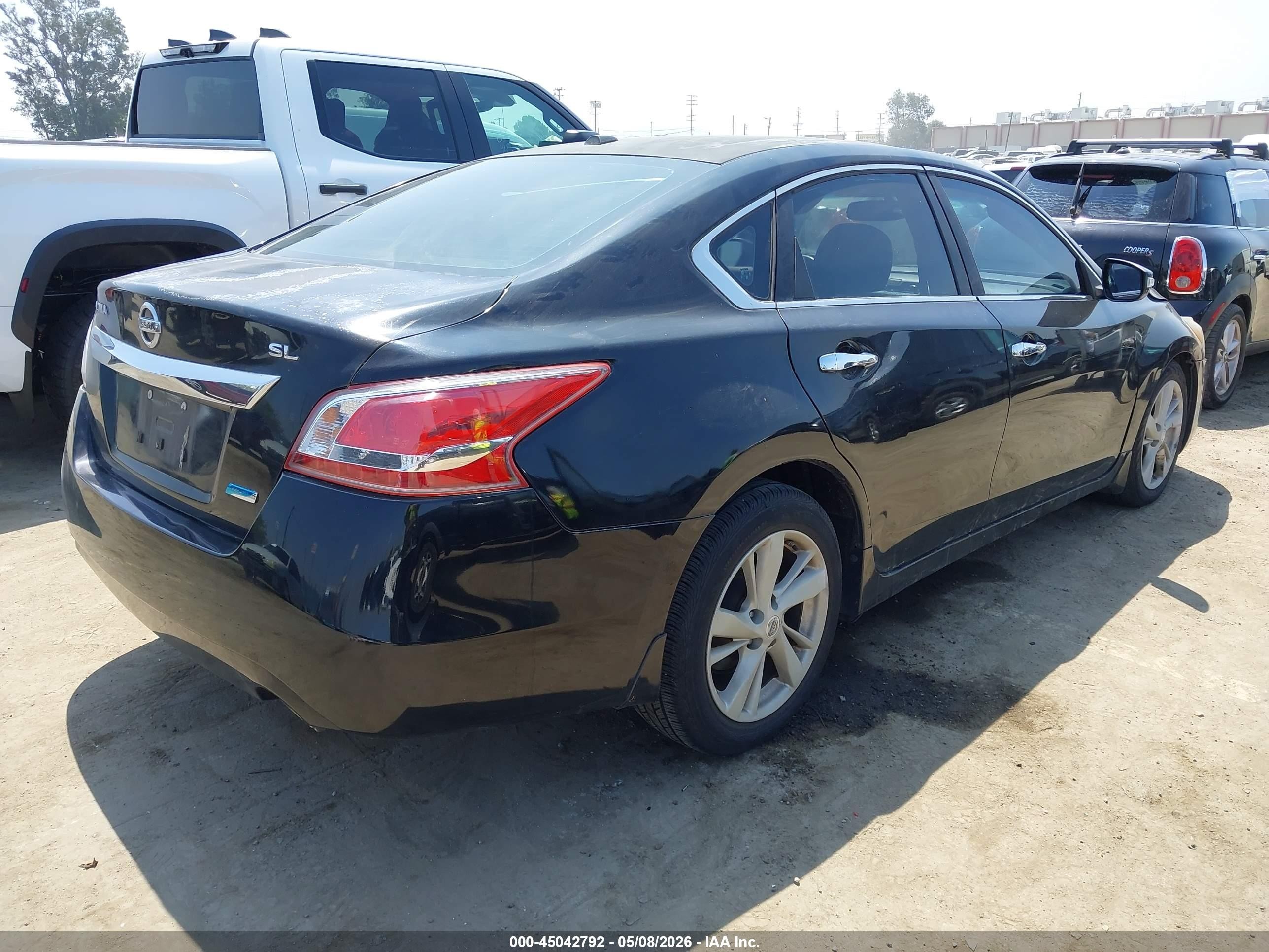 2014 Nissan Altima 2.5 Sl Black vin: 1N4AL3AP8EC102053