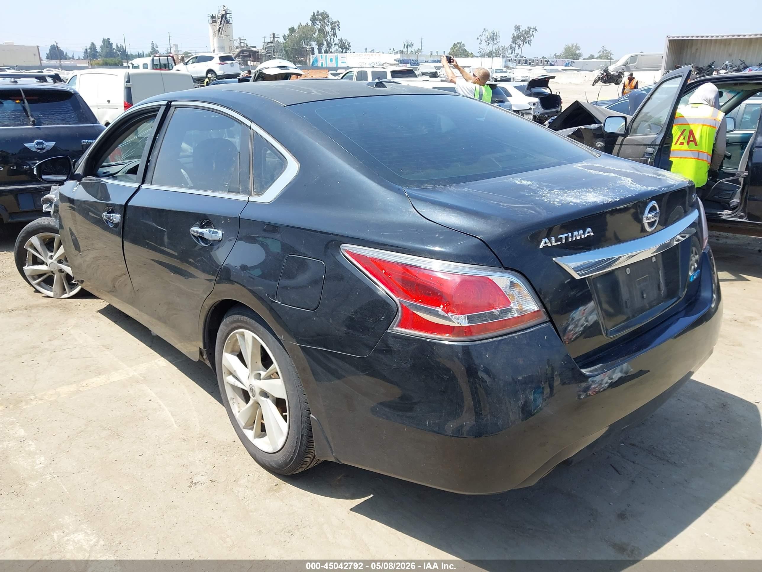 2014 Nissan Altima 2.5 Sl Black vin: 1N4AL3AP8EC102053