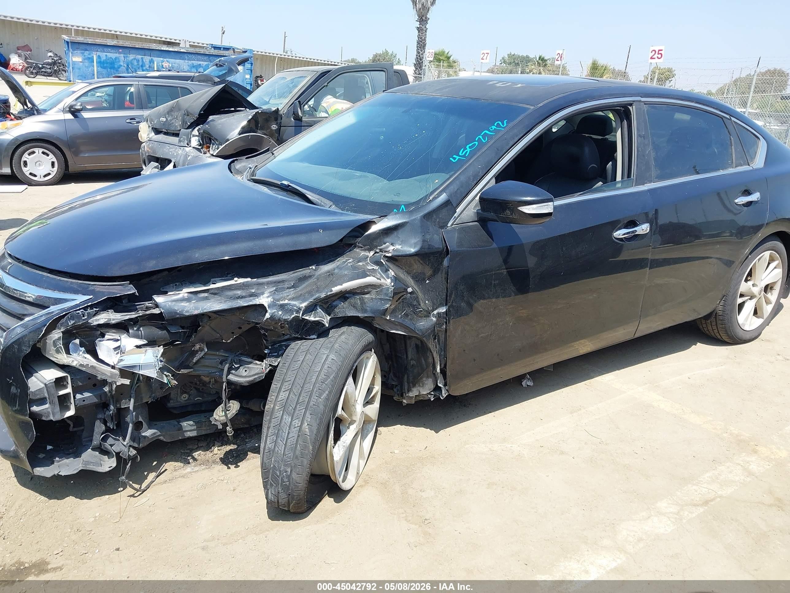 2014 Nissan Altima 2.5 Sl Black vin: 1N4AL3AP8EC102053