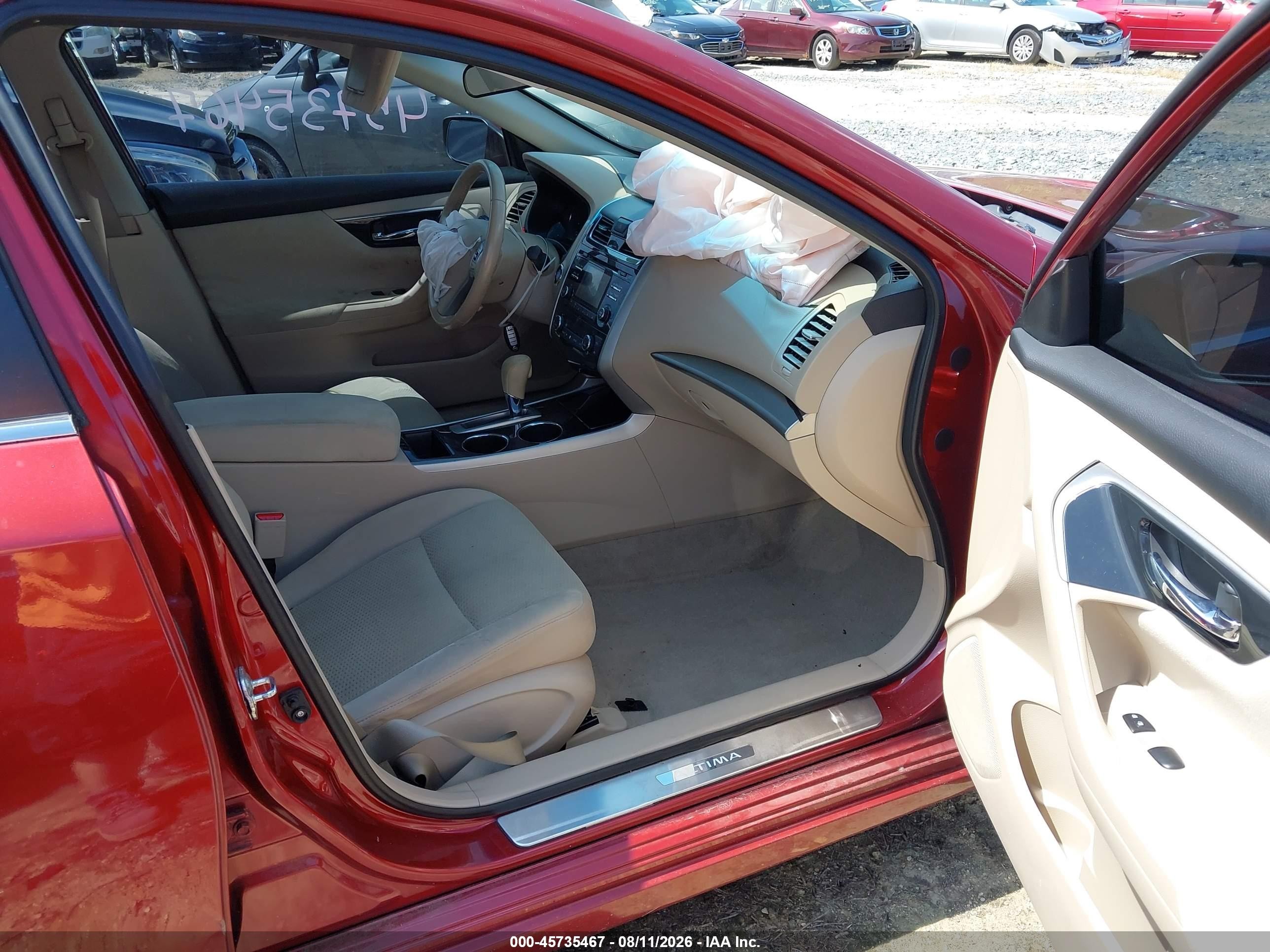 2014 Nissan Altima 2.5 Sv Бордовый vin: 1N4AL3AP8EC107768