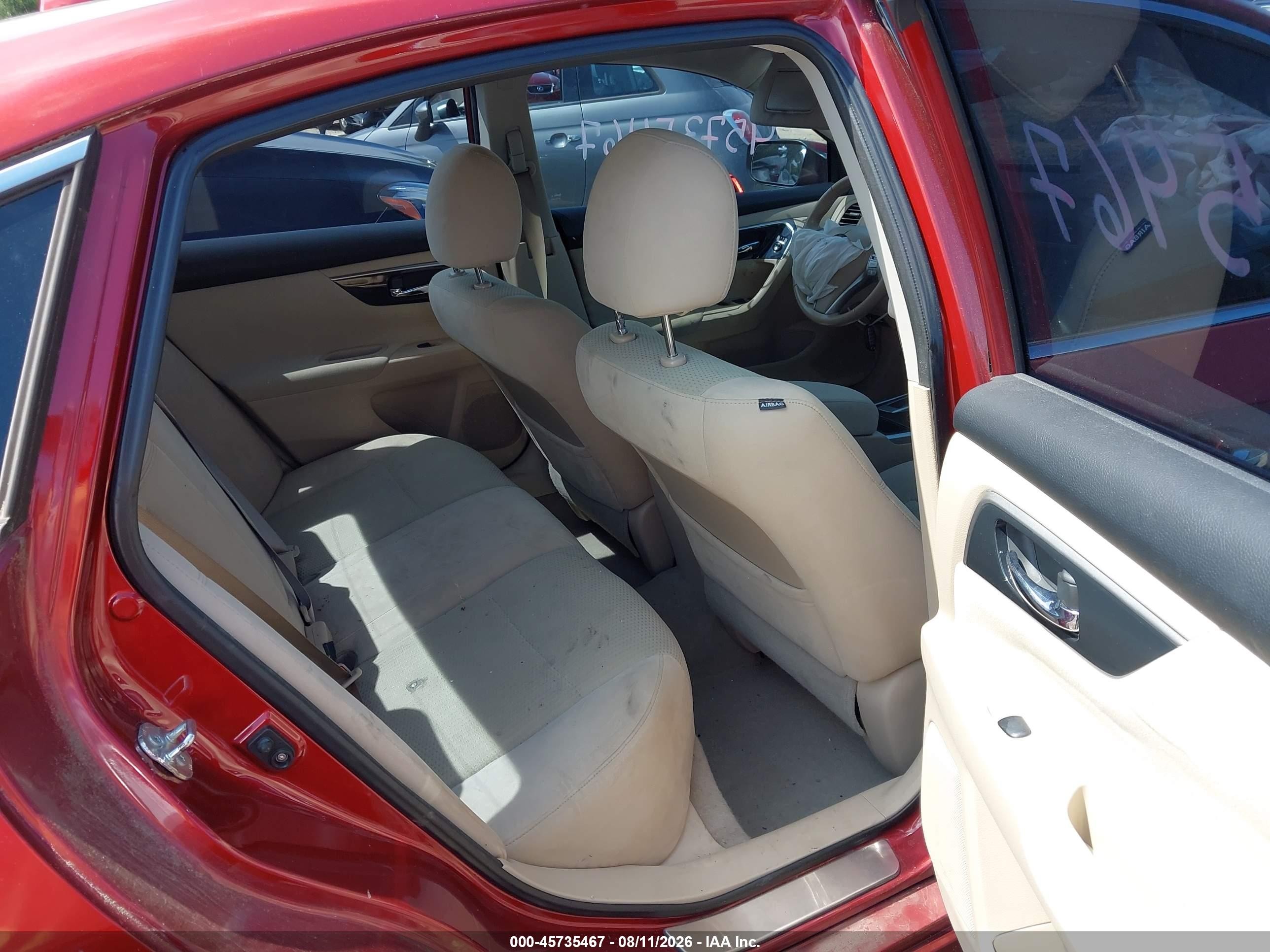 2014 Nissan Altima 2.5 Sv Бордовый vin: 1N4AL3AP8EC107768