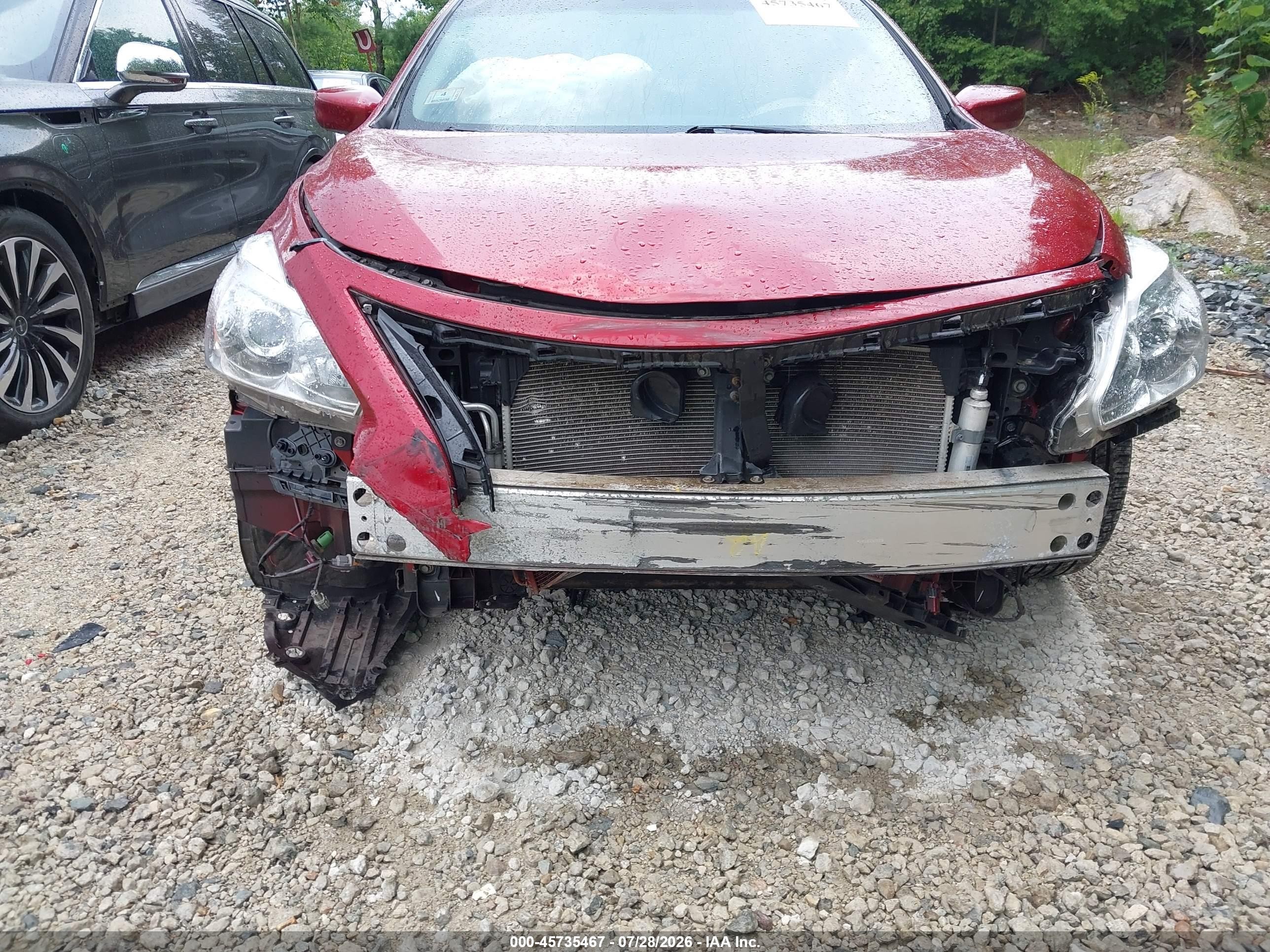 2014 Nissan Altima 2.5 Sv Бордовый vin: 1N4AL3AP8EC107768
