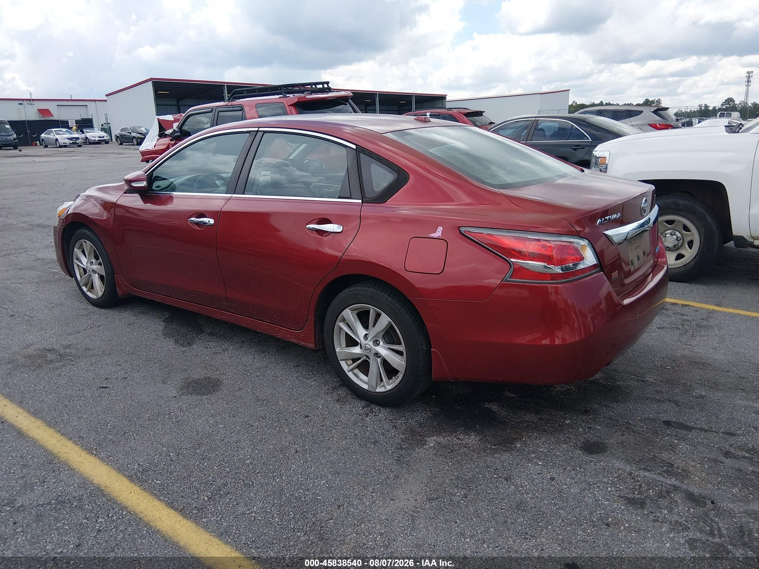 2014 Nissan Altima 2.5 Sl Red vin: 1N4AL3AP8EC111724