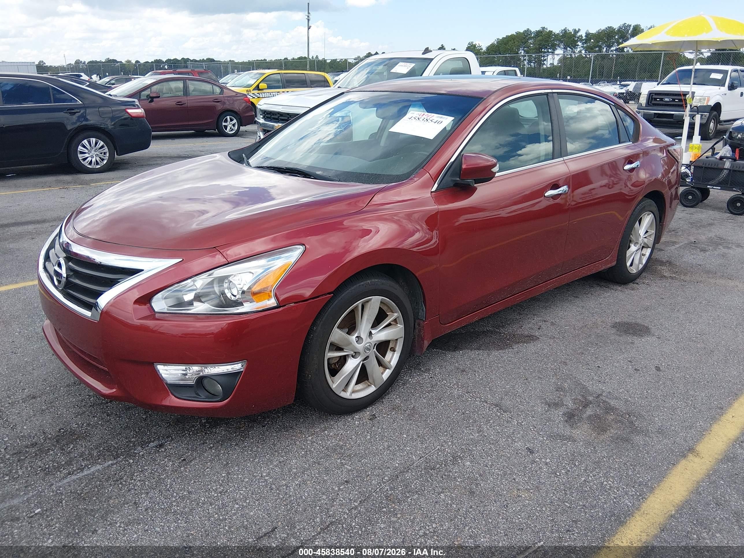 2014 Nissan Altima 2.5 Sl Red vin: 1N4AL3AP8EC111724