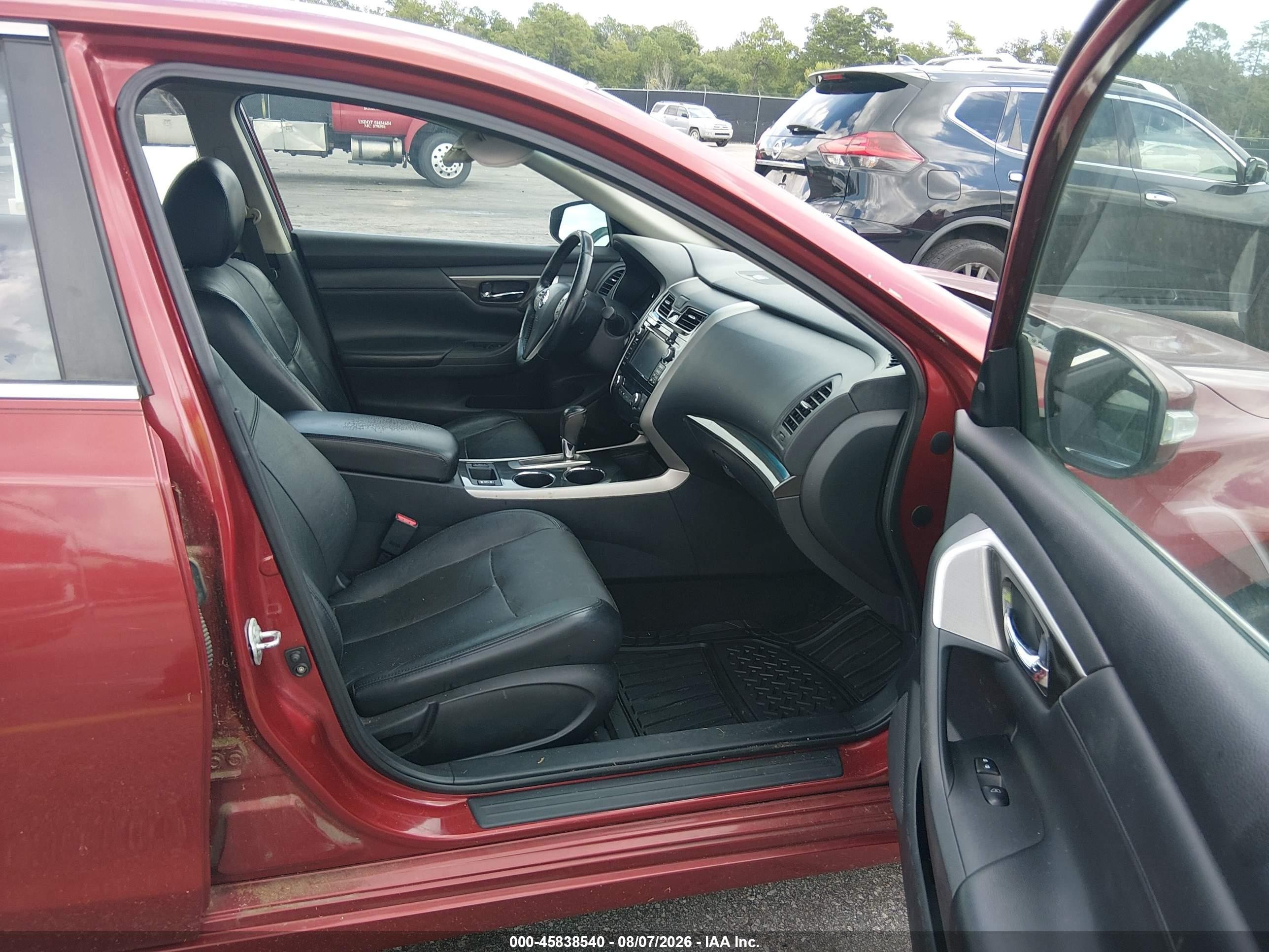 2014 Nissan Altima 2.5 Sl Red vin: 1N4AL3AP8EC111724