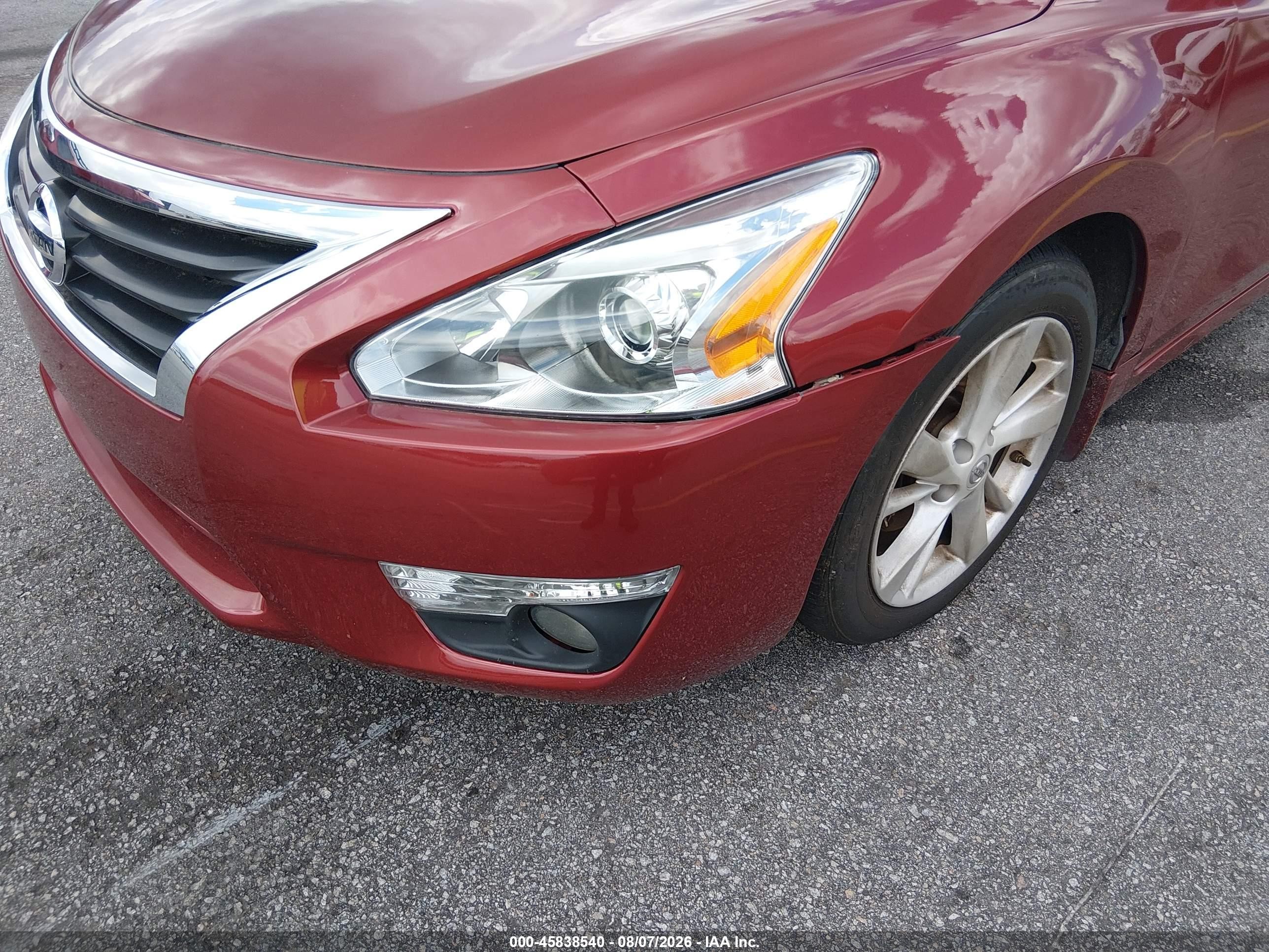 2014 Nissan Altima 2.5 Sl Red vin: 1N4AL3AP8EC111724