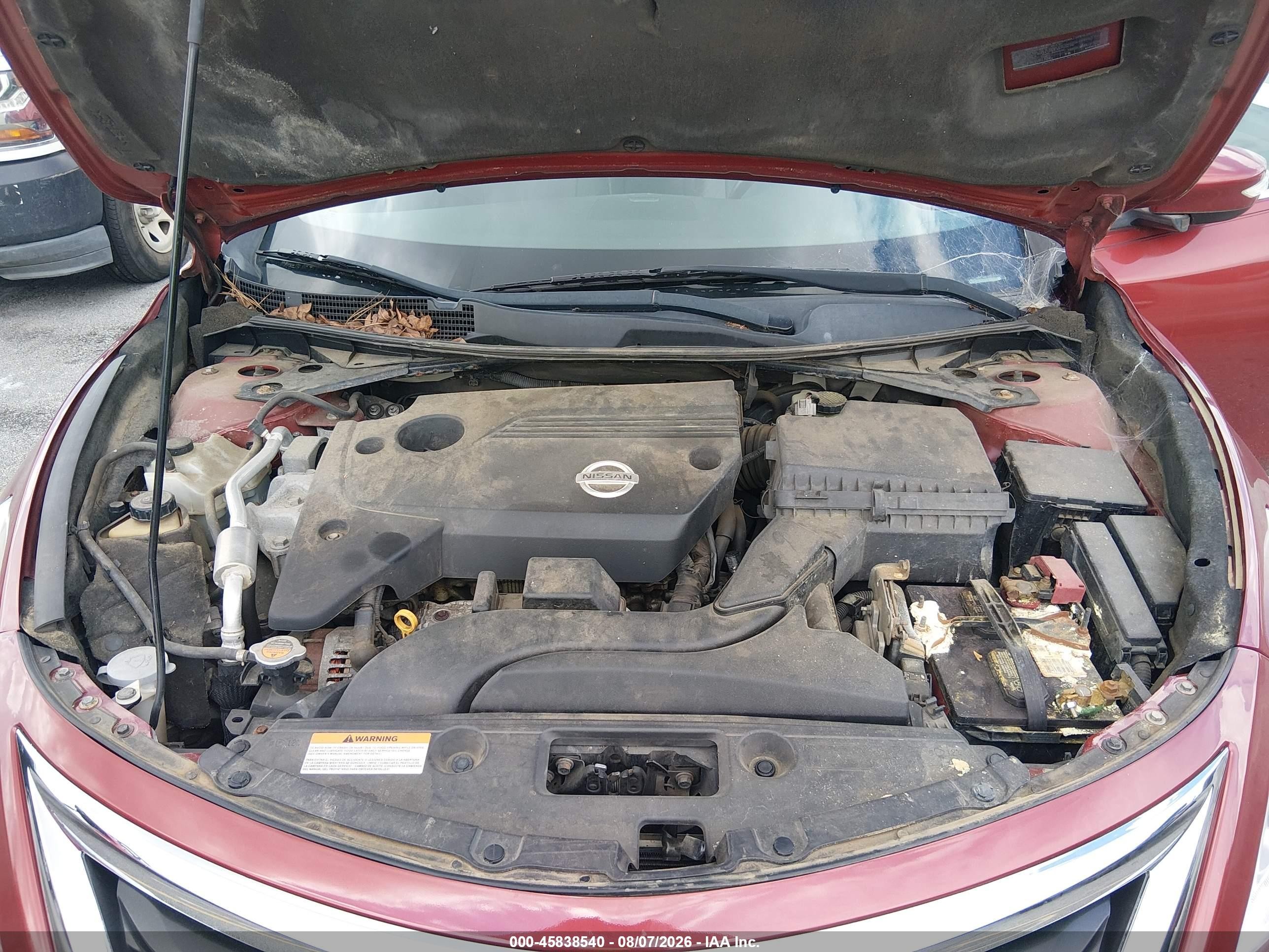 2014 Nissan Altima 2.5 Sl Red vin: 1N4AL3AP8EC111724