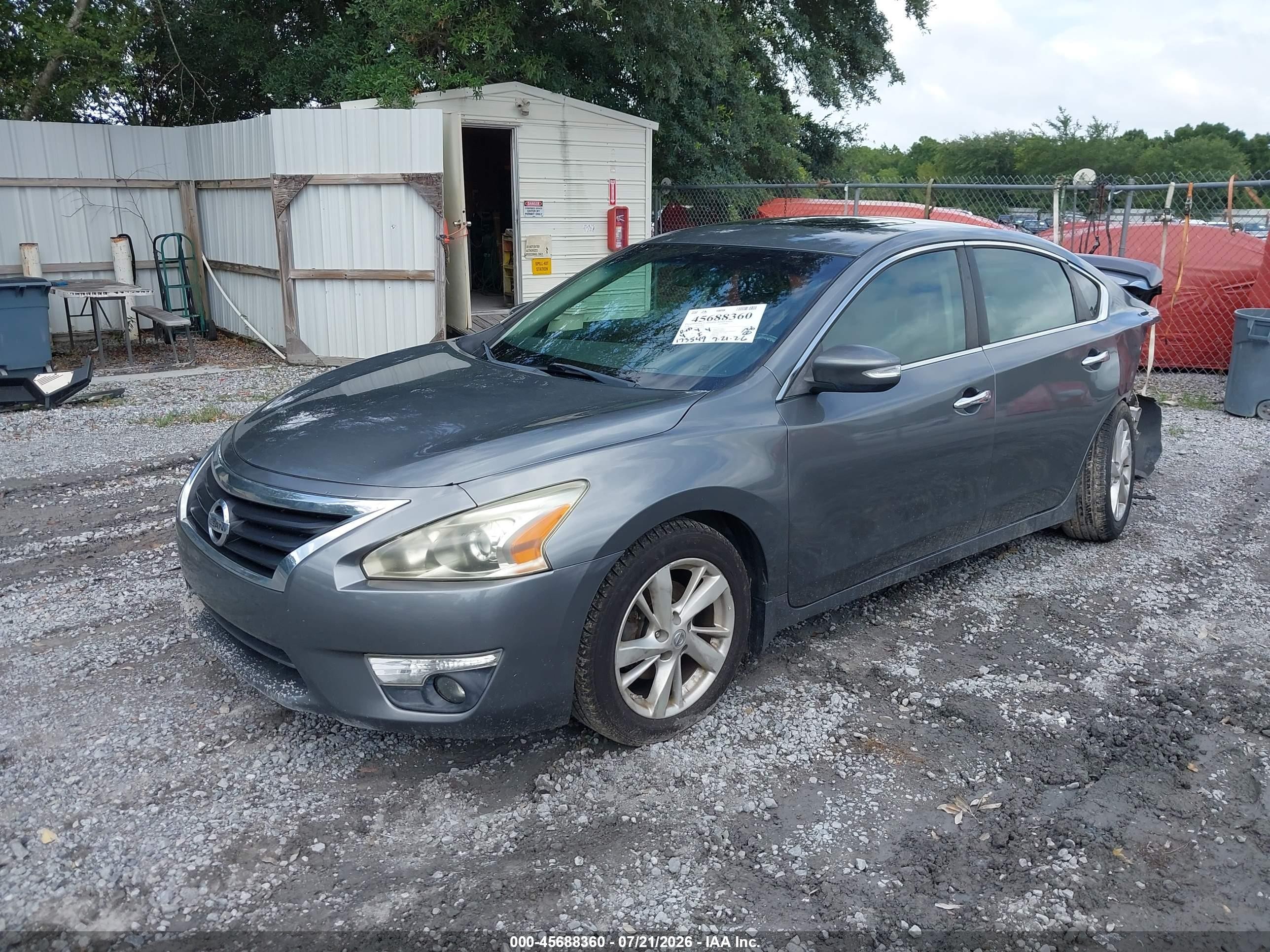 2014 Nissan Altima 2.5 Sl Gray vin: 1N4AL3AP8EC118298