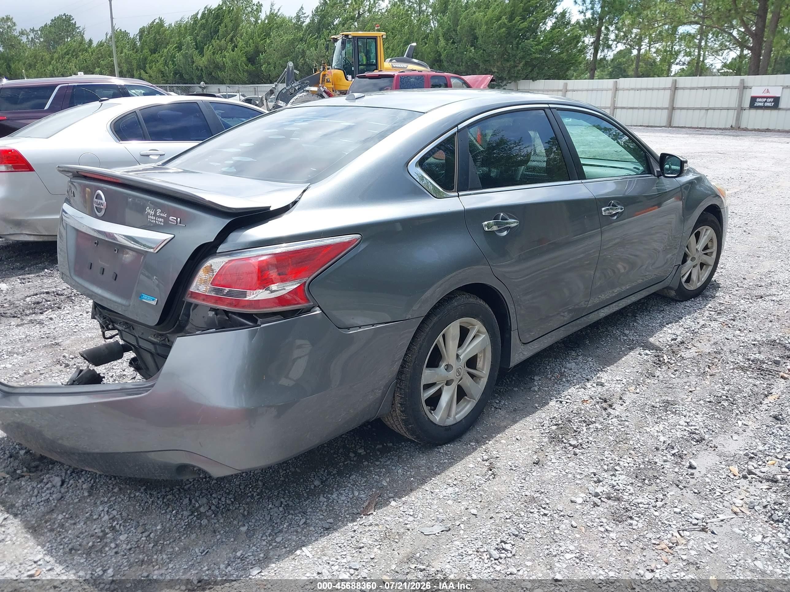 2014 Nissan Altima 2.5 Sl Gray vin: 1N4AL3AP8EC118298