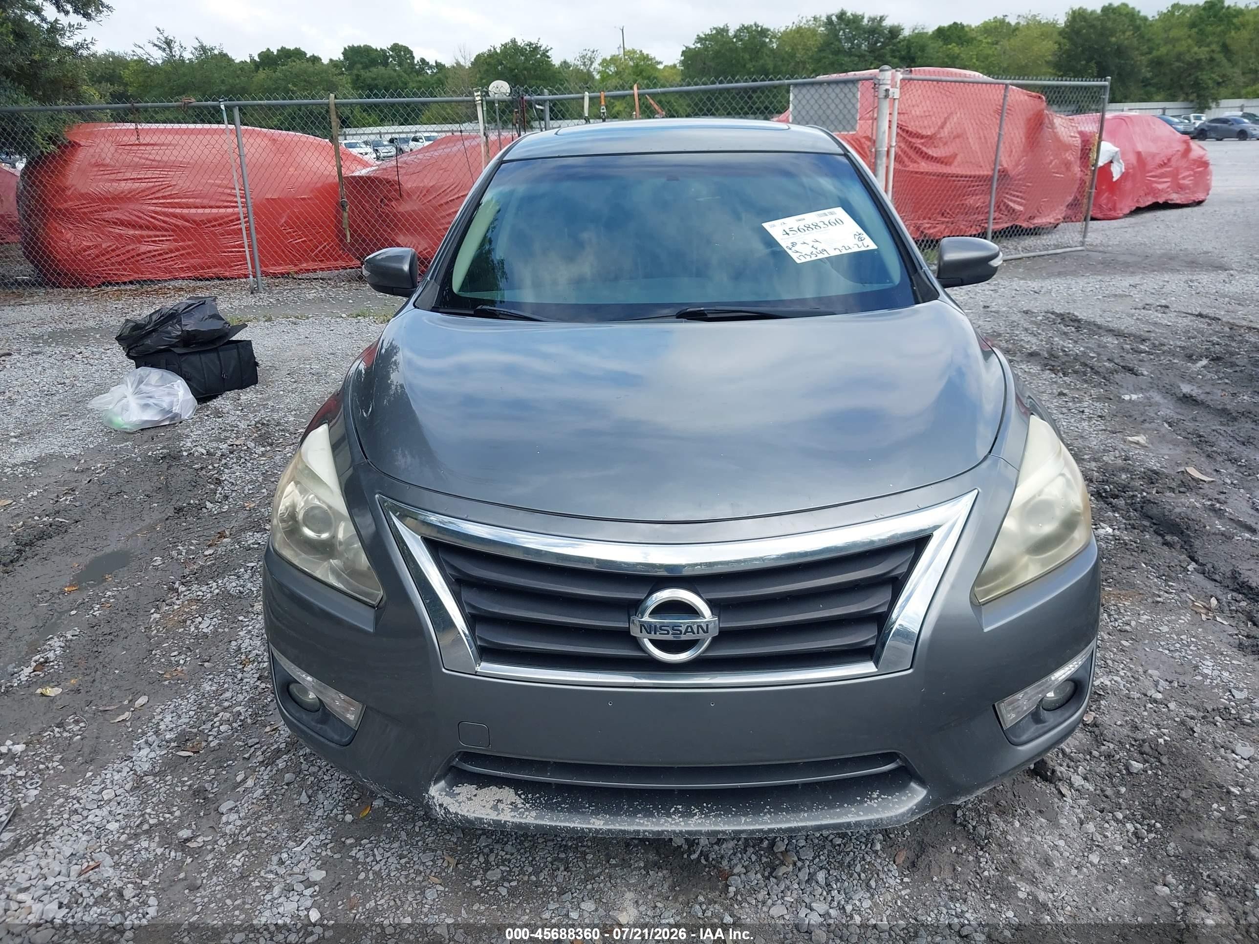2014 Nissan Altima 2.5 Sl Gray vin: 1N4AL3AP8EC118298